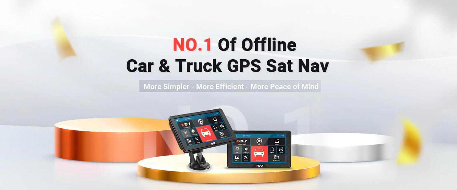 The latest and the Diverse 3 XGODY Best Sat Nav with Bluetooth For You - XGODY