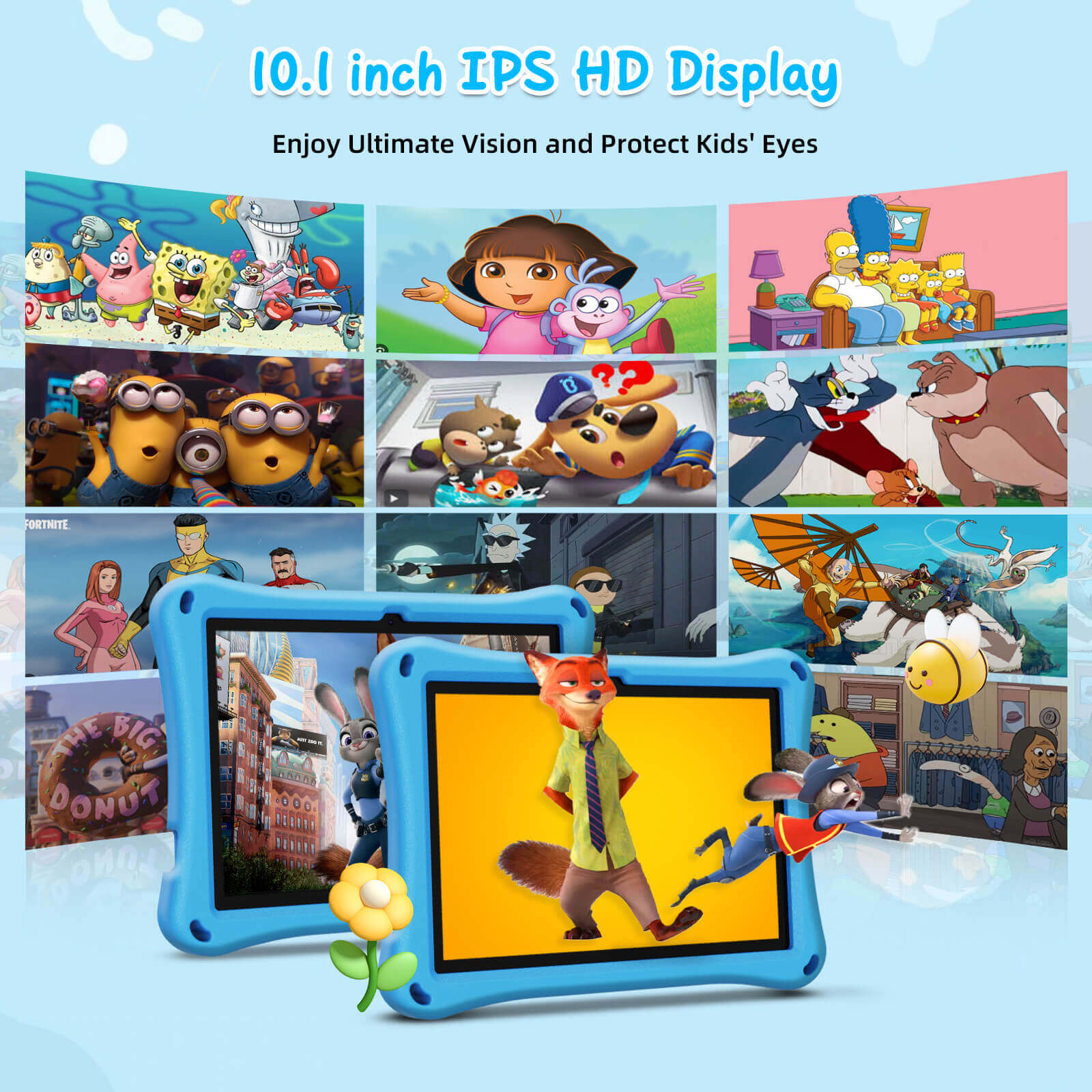 XGODY N02 PRO Tablet PC 10.1 Inch Tablet PC With Bluetooth, 12GB+128GB Storage, 7000 mAh Large Battery