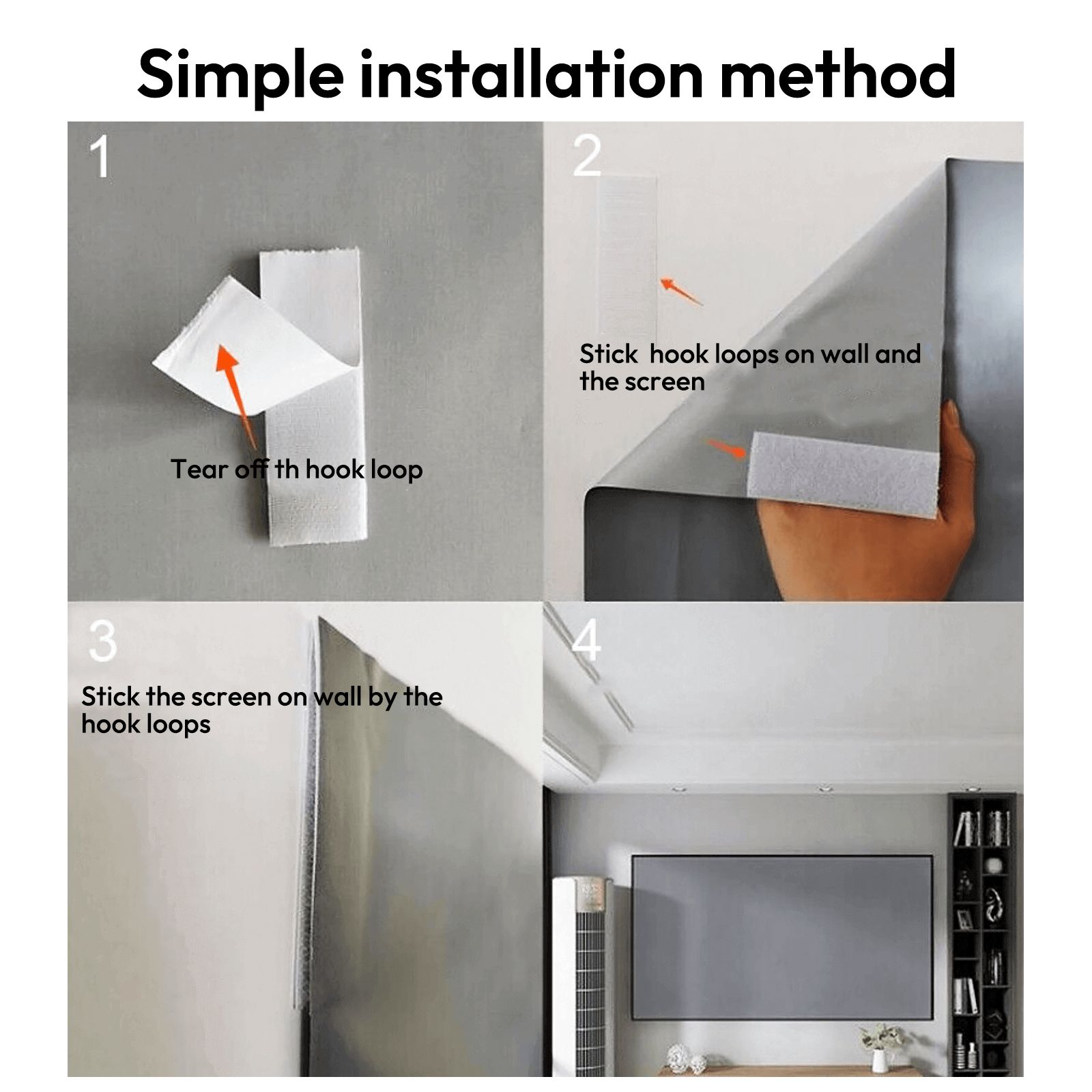 100" Foldable ALR Projection Screen | Portable Ambient Light Rejecting Screen for Home & Travel