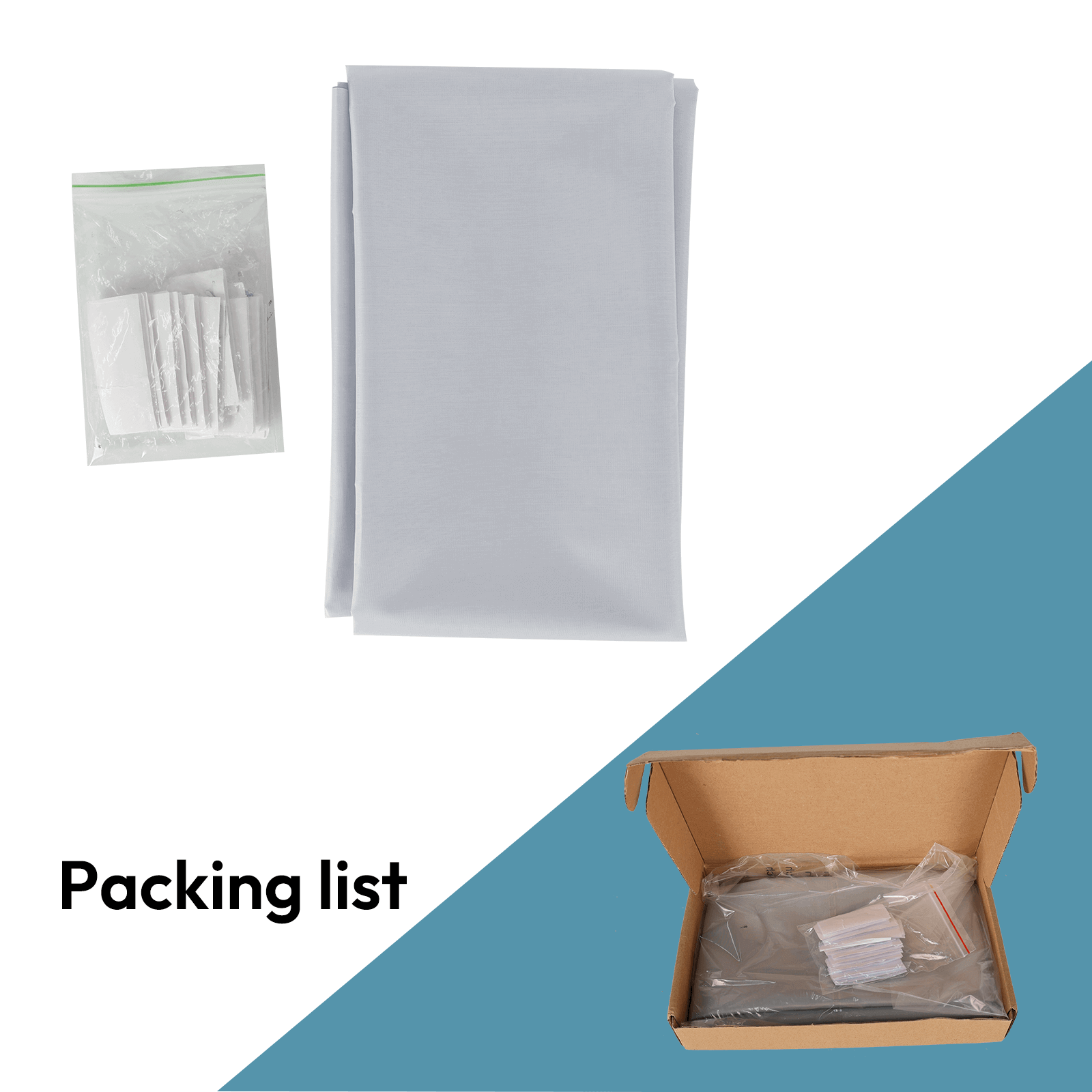 100" Foldable ALR Projection Screen | Portable Ambient Light Rejecting Screen for Home & Travel