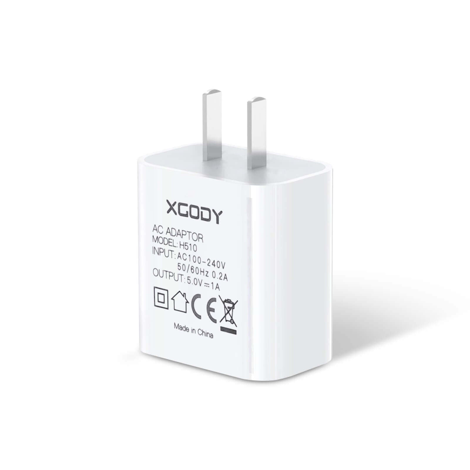 XGODY USB phone charger  5V 1A Model H510