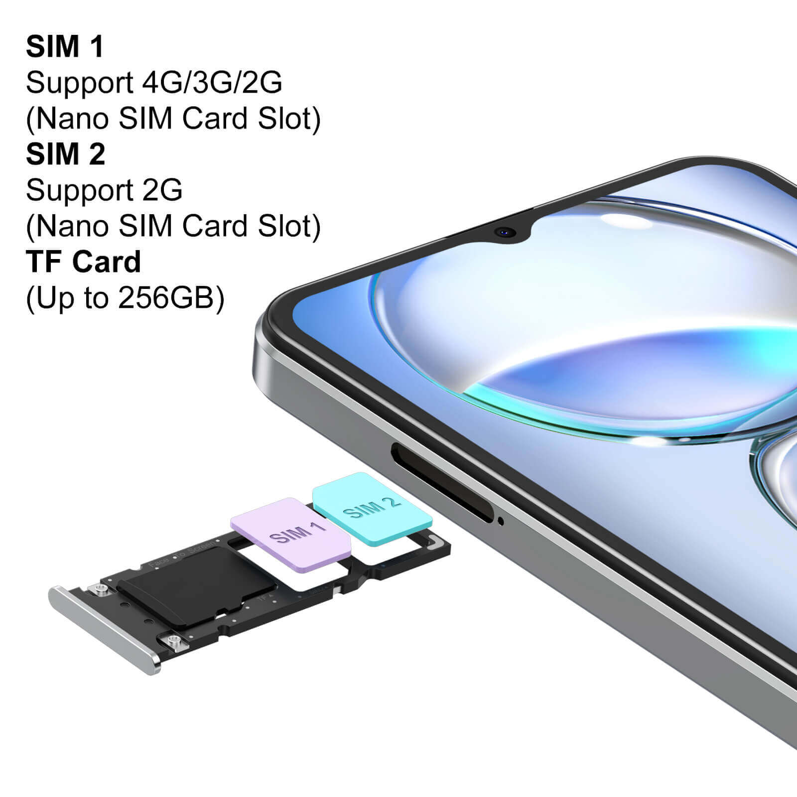 A54 6.5" Fashion Unlocked 4G Android Cell Phone | Face Recognition Included