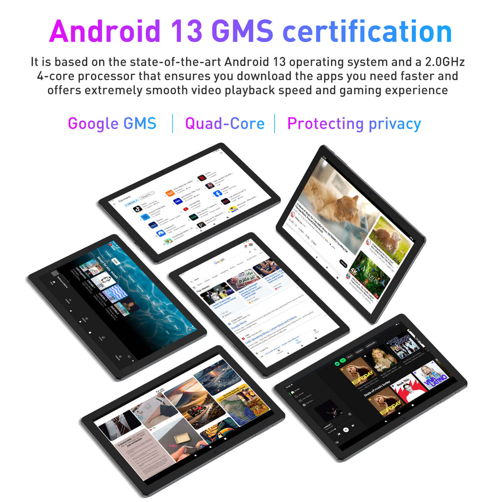 XGODY N02 PRO Tablet PC 10.1 Inch Tablet PC With Bluetooth, 12GB+128GB Storage, 7000 mAh Large Battery