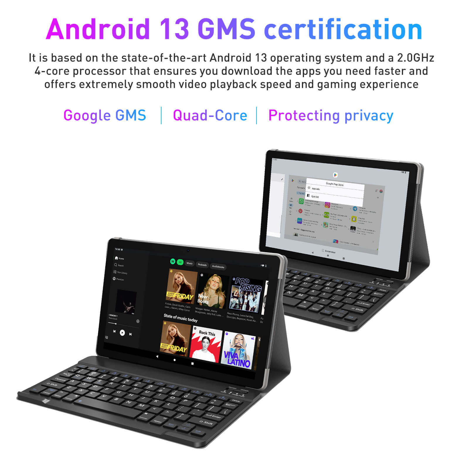 XGODY N02 PRO Tablet PC 10.1 Inch Tablet PC With Bluetooth, 12GB+128GB Storage, 7000 mAh Large Battery
