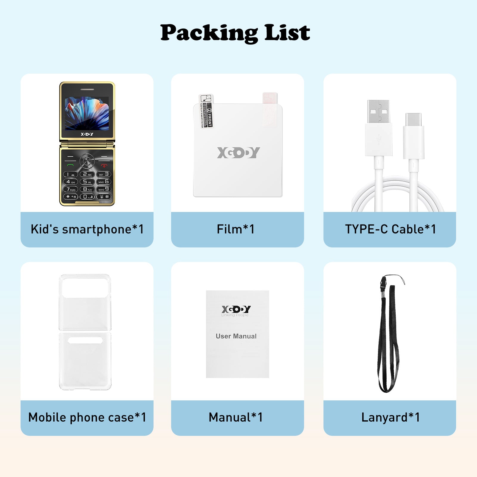 S200 2.4" Unlocked 2G Android Phone Foldable Phone | 5 Emergency call, Dual SIM, Bluetooth