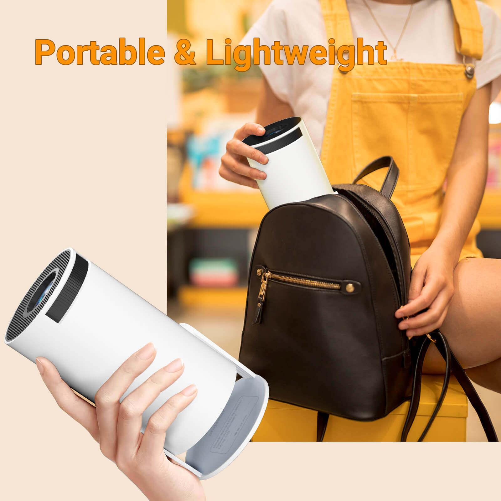 Cost-effective and Most worthwhile HY300 Mini Portable Projector With Apps Built-in, With Wifi And Bluetooth Connection - XGODY