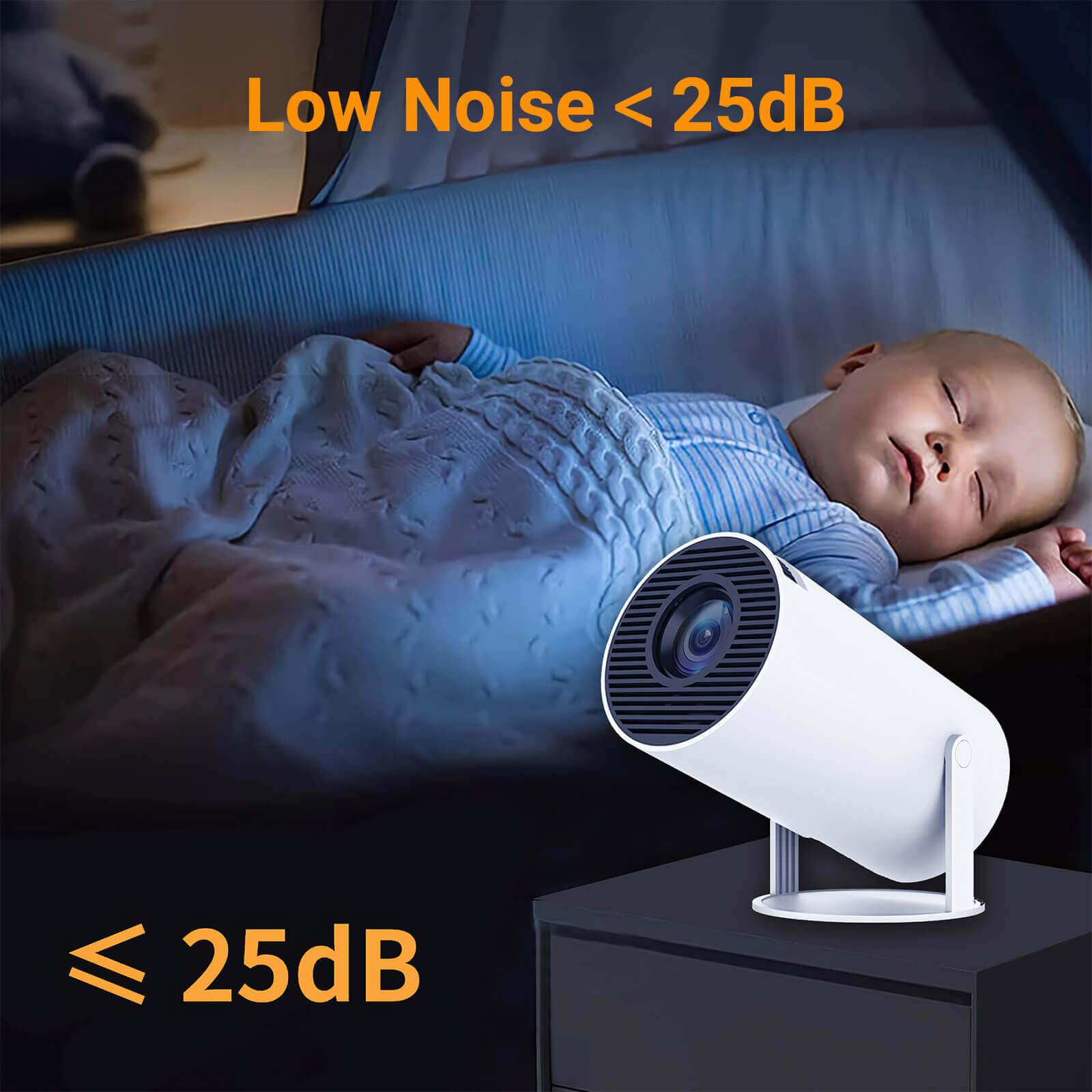 Cost-effective and Most worthwhile HY300 Mini Portable Projector With Apps Built-in, With Wifi And Bluetooth Connection - XGODY