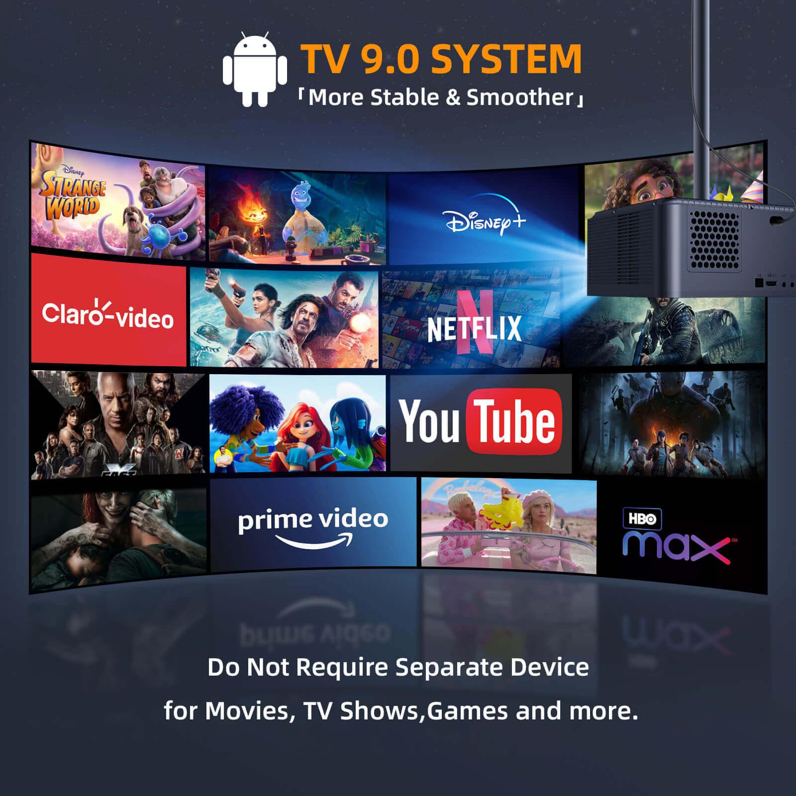 Cost-effective and Most worthwhile XGODY A45 1080P Projector | 200-inch Home Theater, Smart Projector With Wifi And Bluetooth - XGODY