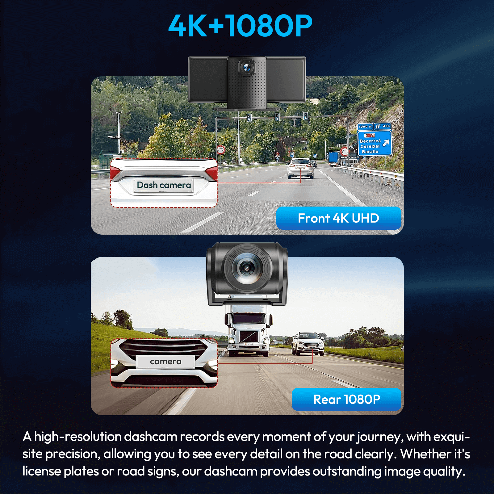 Cost-effective and Most worthwhile XGODY H30 Dash Cam | 10.26" Screen, 4K Camera, Carplay/Android Auto Support - XGODY