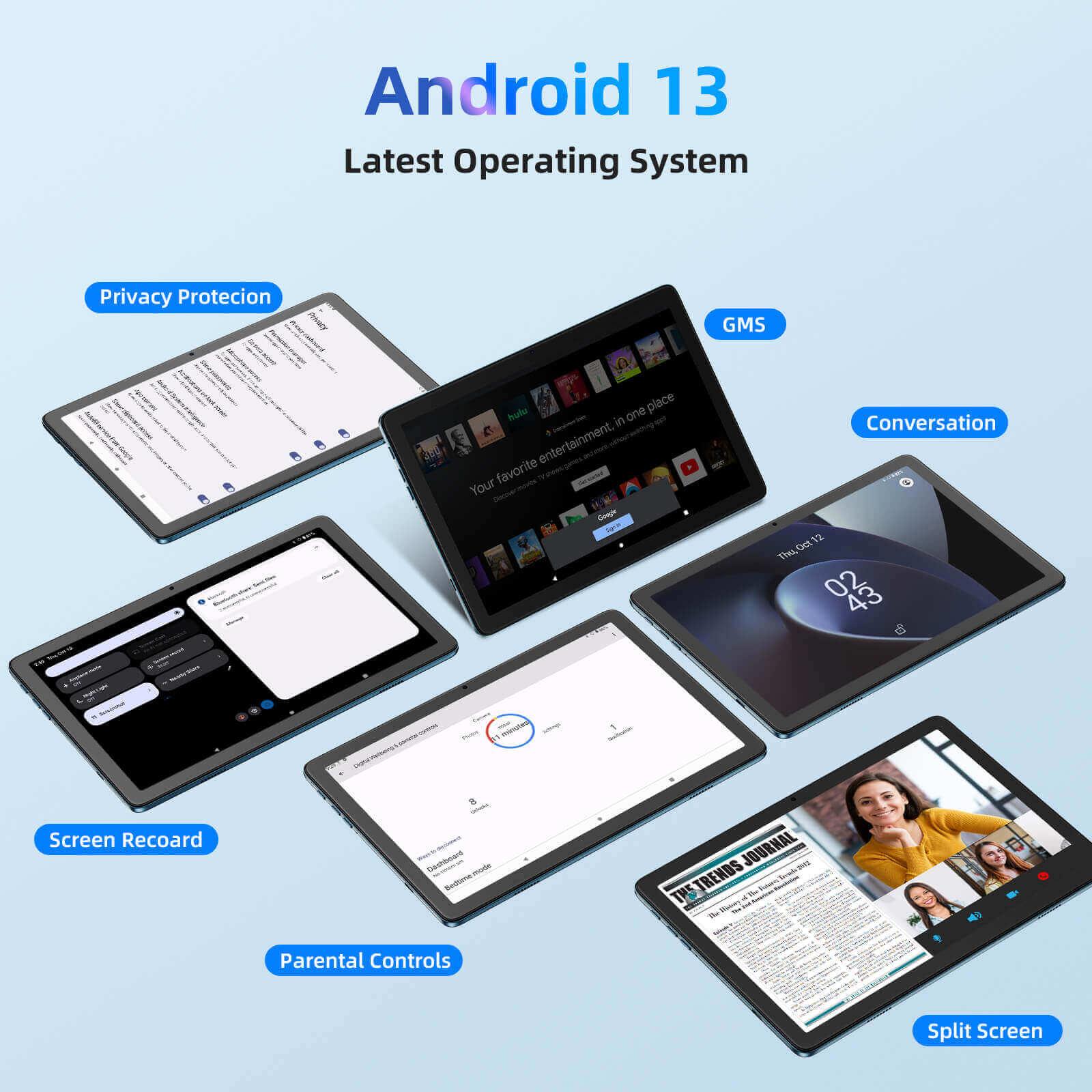 Cost-effective and Most worthwhile XGODY M10 10.1-inch HD Android 13.0 Tablet | 6GB+256GB | 13MP Camera - XGODY