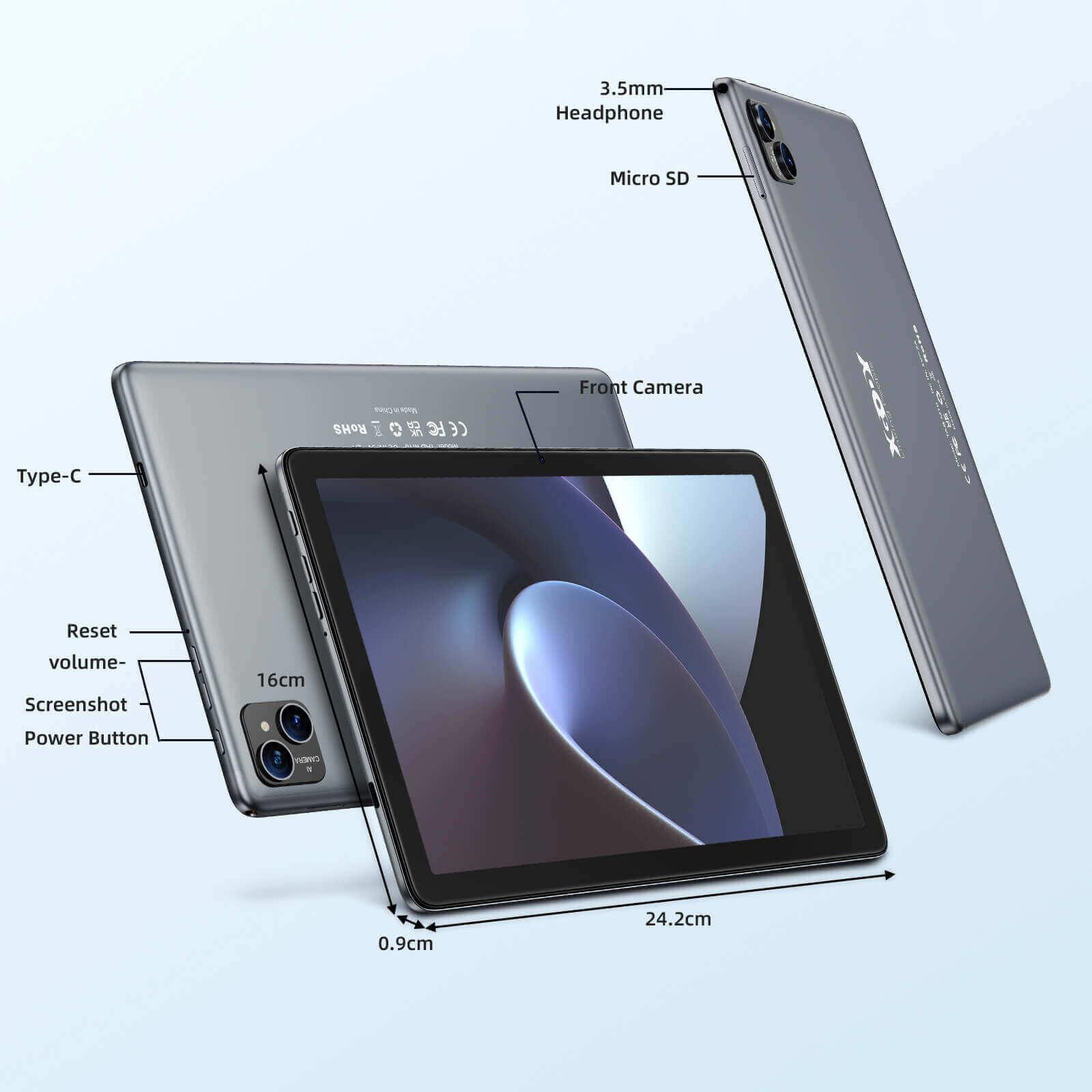 Cost-effective and Most worthwhile XGODY M10 10.1-inch HD Android 13.0 Tablet | 6GB+256GB | 13MP Camera - XGODY