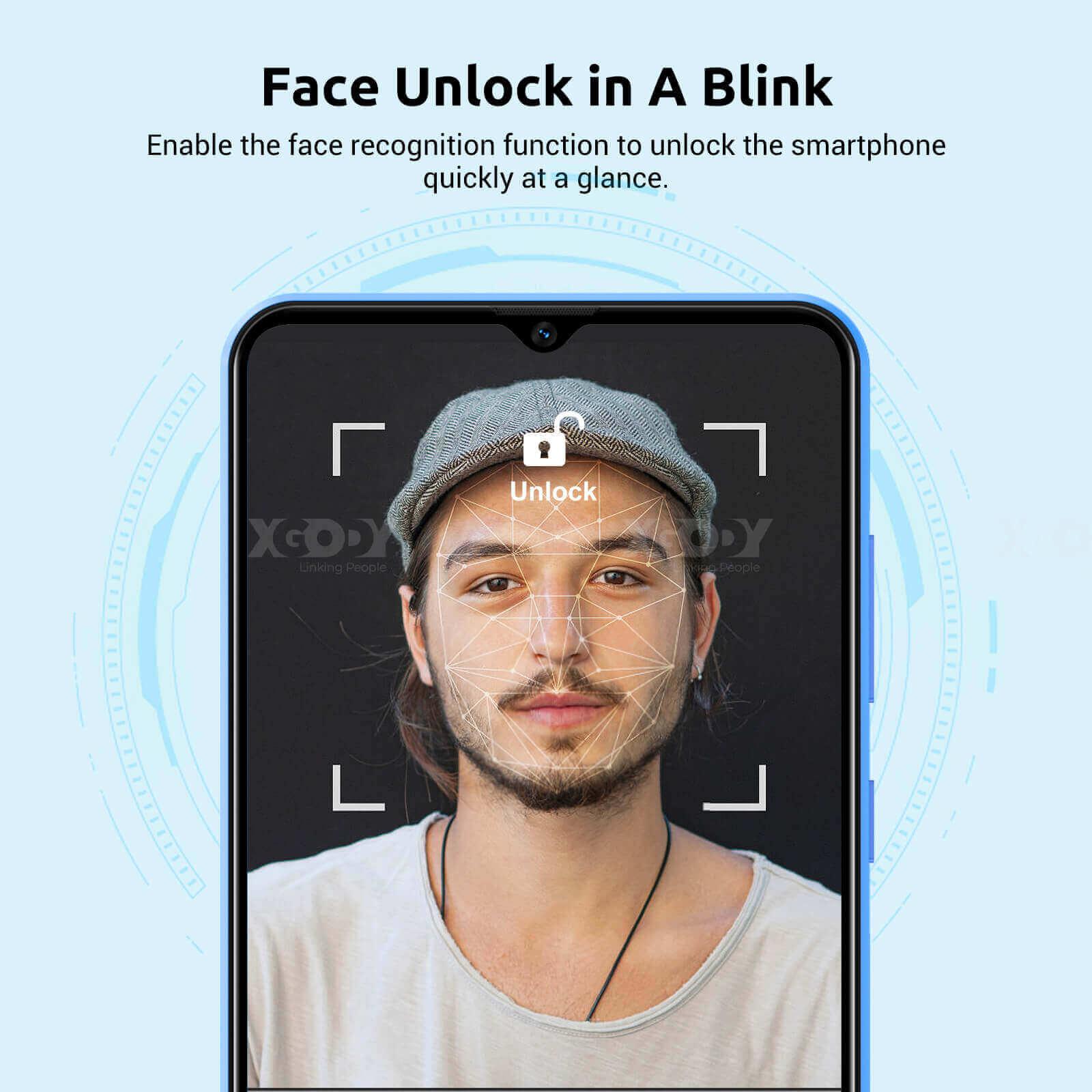 Cost-effective and Most worthwhile XGODY Mate40 Pro | 6.5" HD Display, Android 9.0, 500MP Dual Cameras, Face Unlock - XGODY