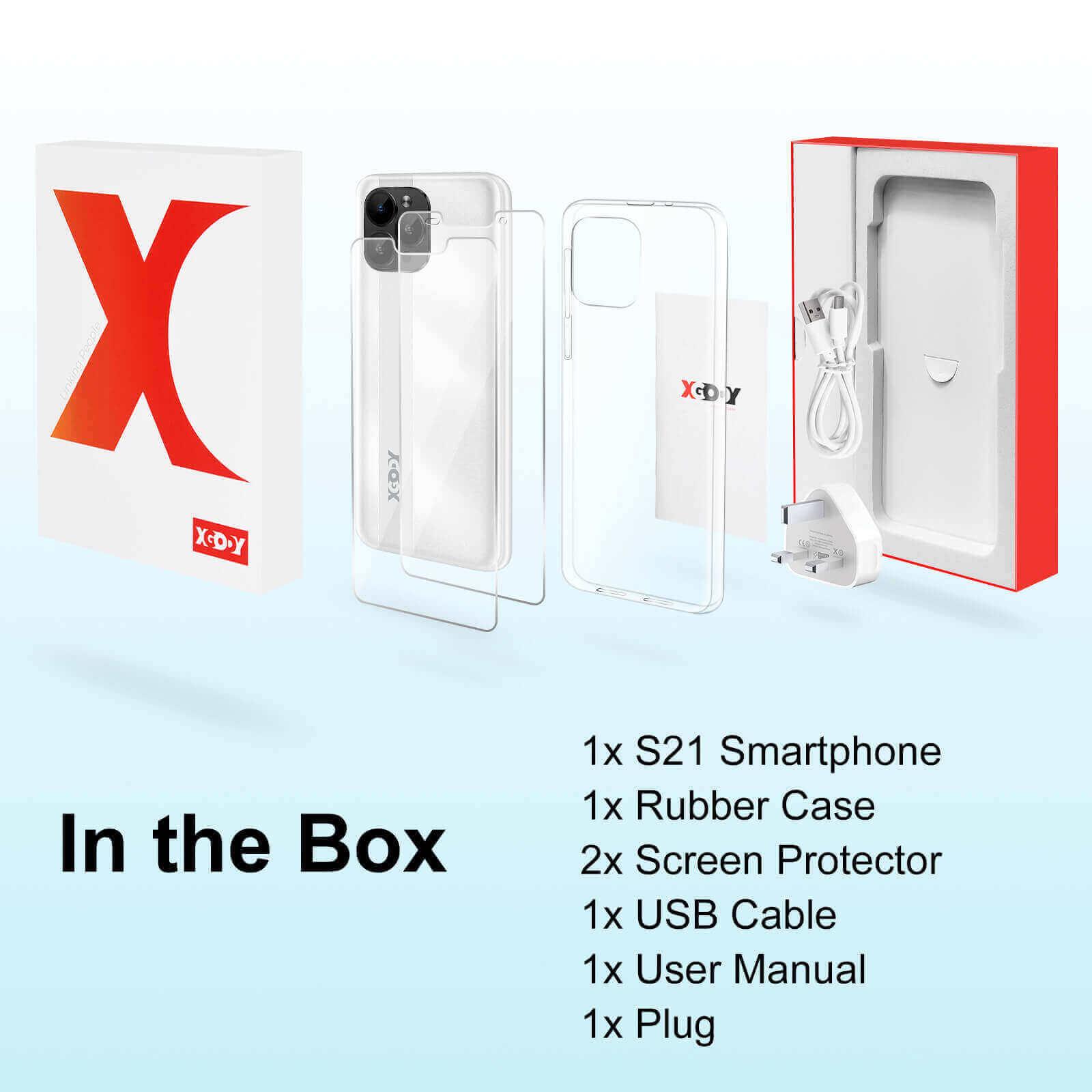Cost-effective and Most worthwhile XGODY S21 | 5.5" HD Screen, Android 9.0, Small & Sleek Design, Face Unlock - XGODY