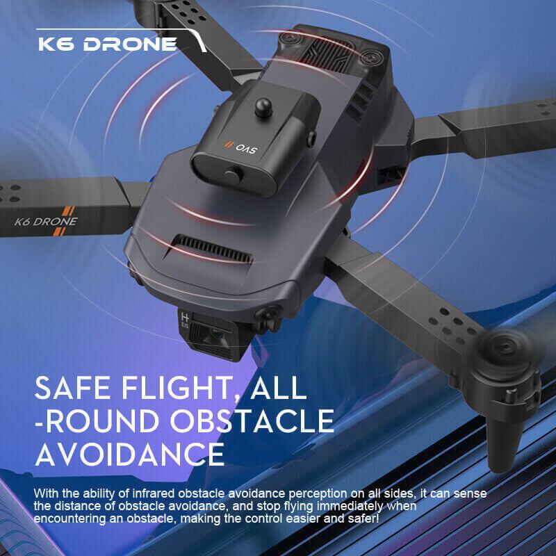 Cost-effective and Most worthwhile 4K HD Dual-Camera Drone With Real-Time Video 4-Sided Obstacle Avoidance Foldable Quadcopter For Beginners With One-Key Return - XGODY