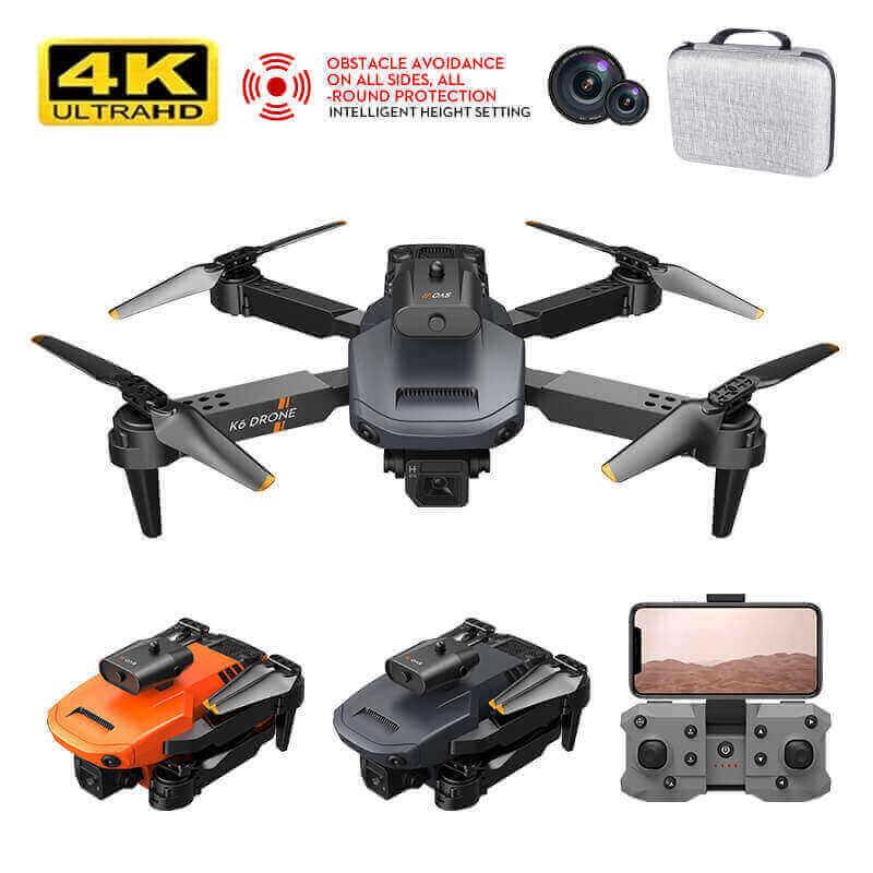 Cost-effective and Most worthwhile 4K HD Dual-Camera Drone With Real-Time Video 4-Sided Obstacle Avoidance Foldable Quadcopter For Beginners With One-Key Return - XGODY