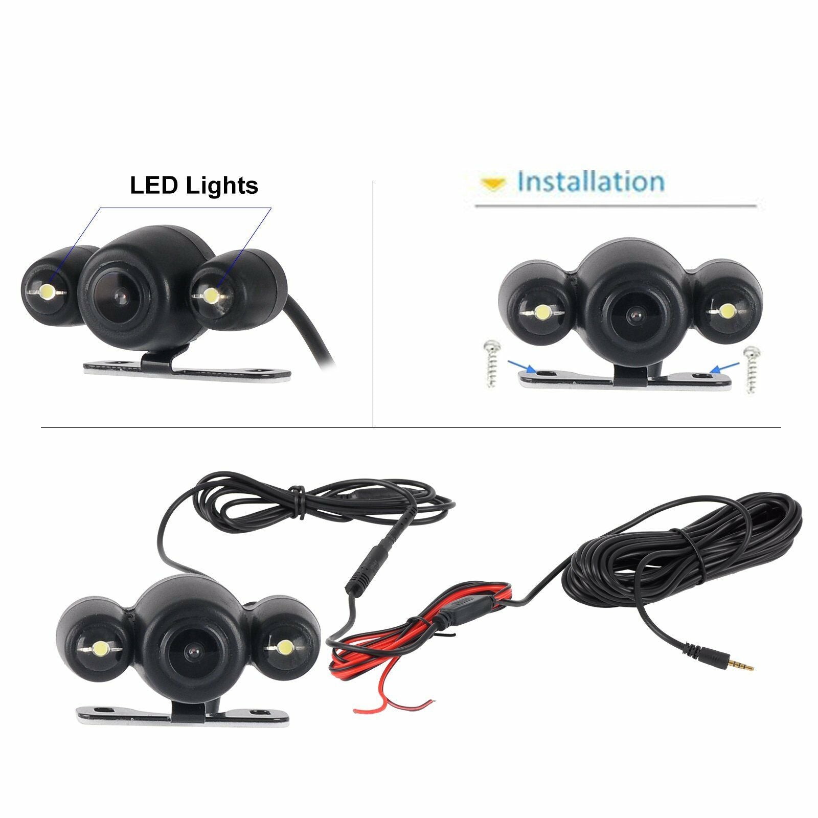 Cost-effective and Most worthwhile Waterproof Parking Assistant Wired Car Backup Camera - XGODY