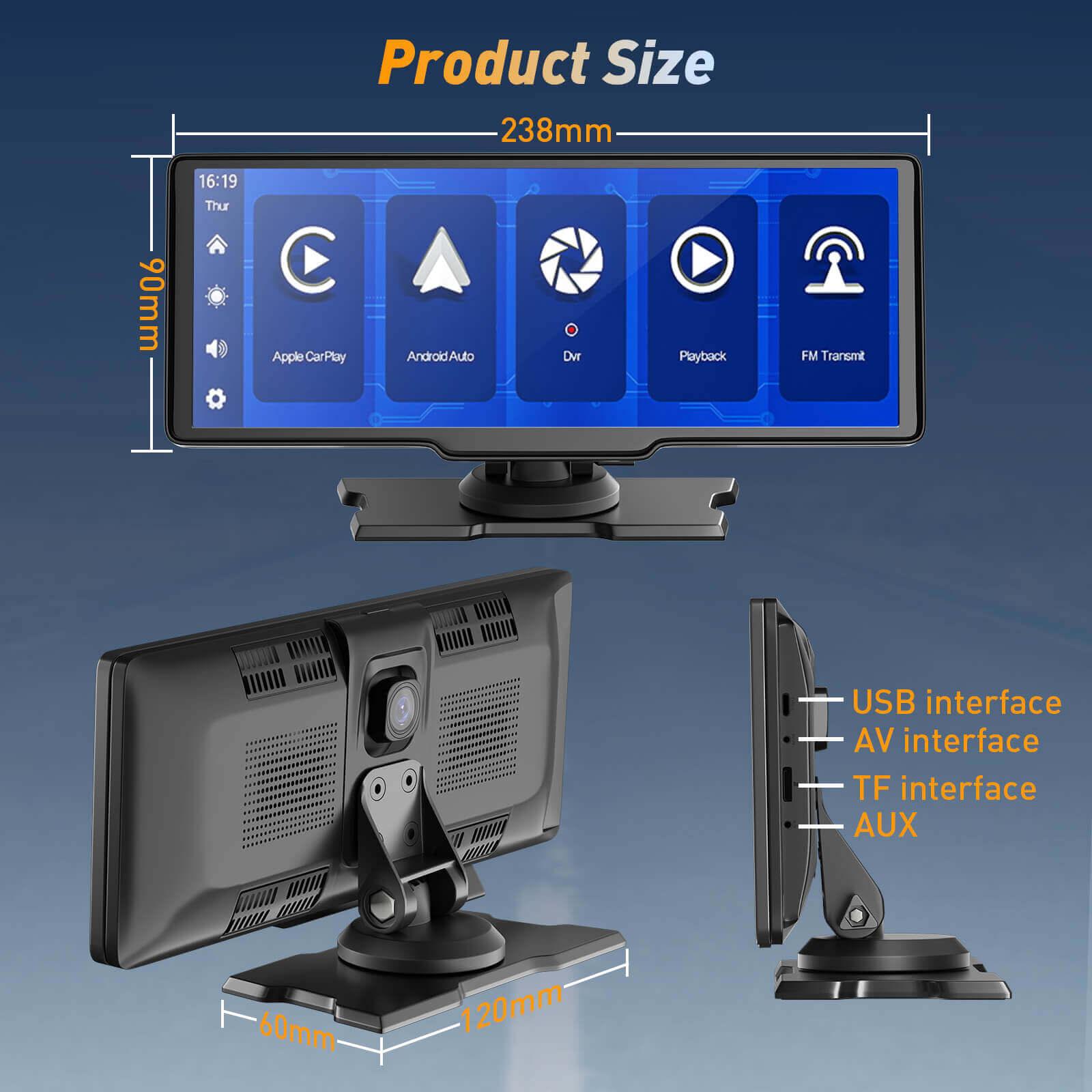 Cost-effective and Most worthwhile XGODY 1080P 10.26" IPS Screen Front And Rear Dual-Recording Camera Dashcam For Cars - XGODY