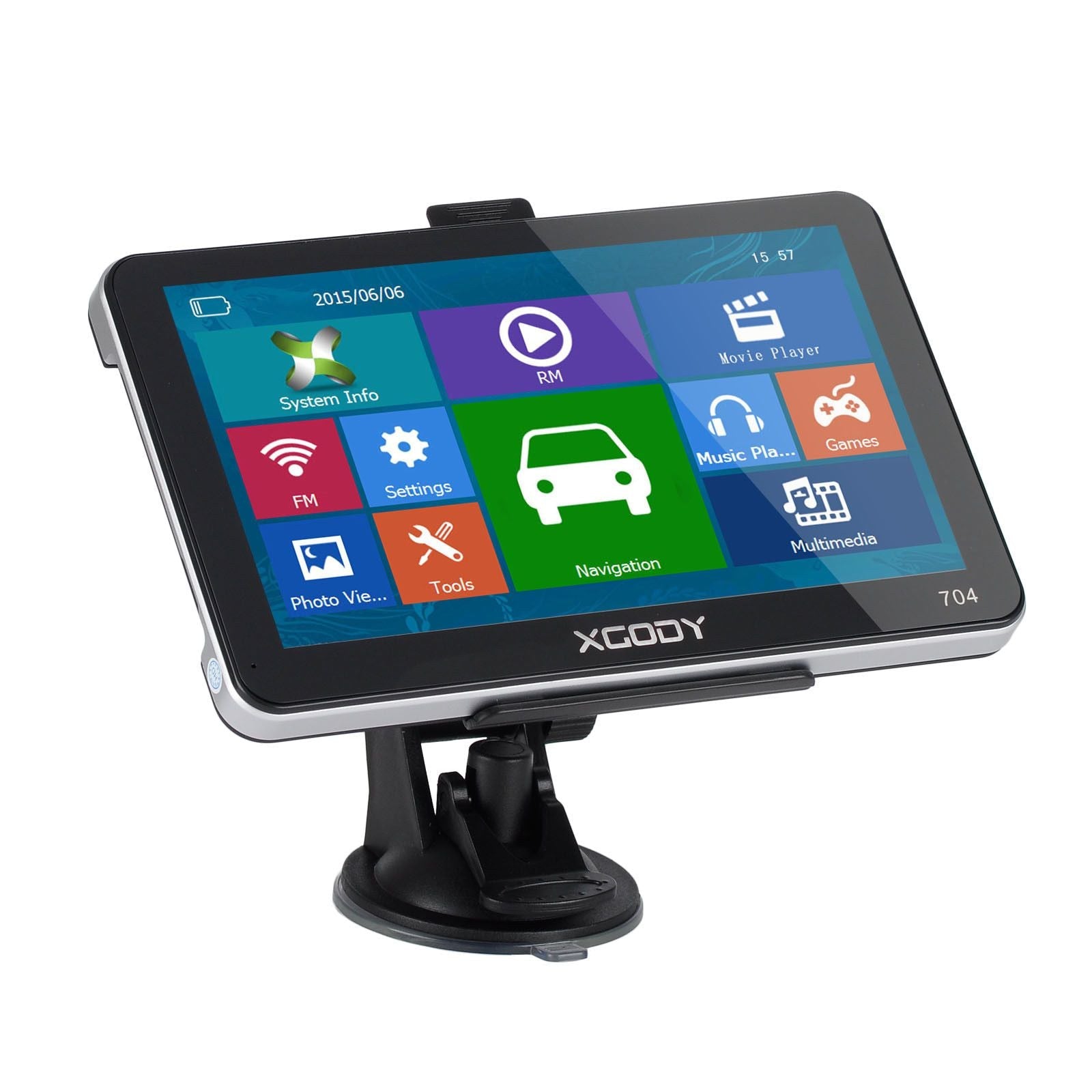 Cost-effective and Most worthwhile XGODY 704F 7'' Car truck Portable GPS Navigator Sunshade - XGODY