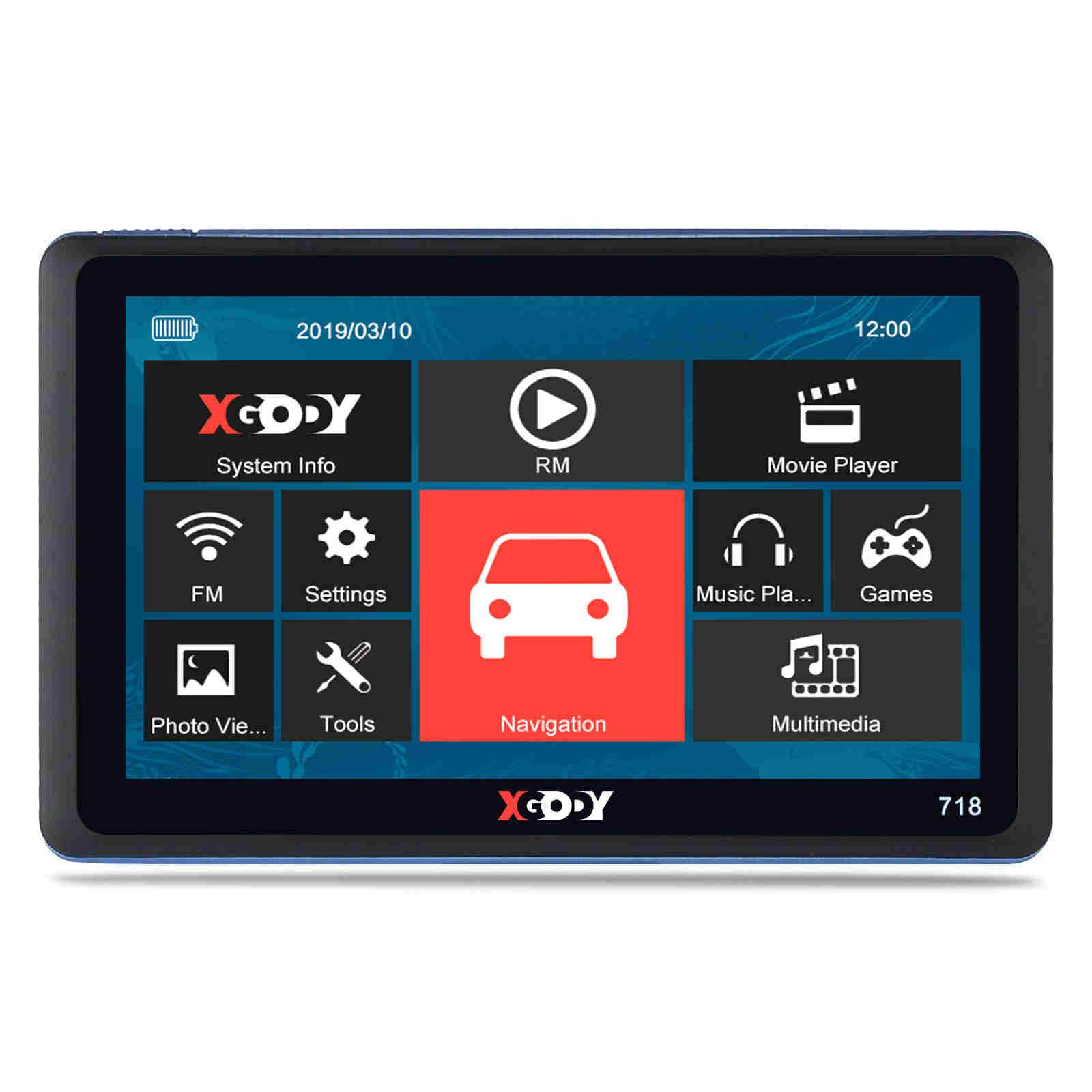 Cost-effective and Most worthwhile XGODY 718F 7" Inch Car GPS Navigation - XGODY