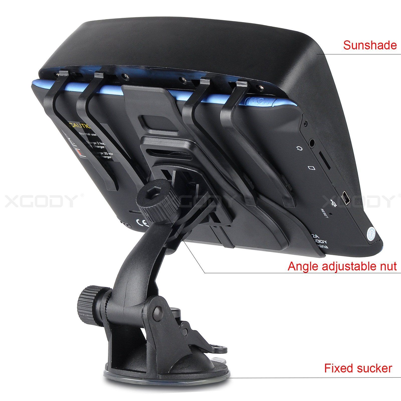 Cost-effective and Most worthwhile XGODY 718F 7" Inch Car GPS Navigation - XGODY