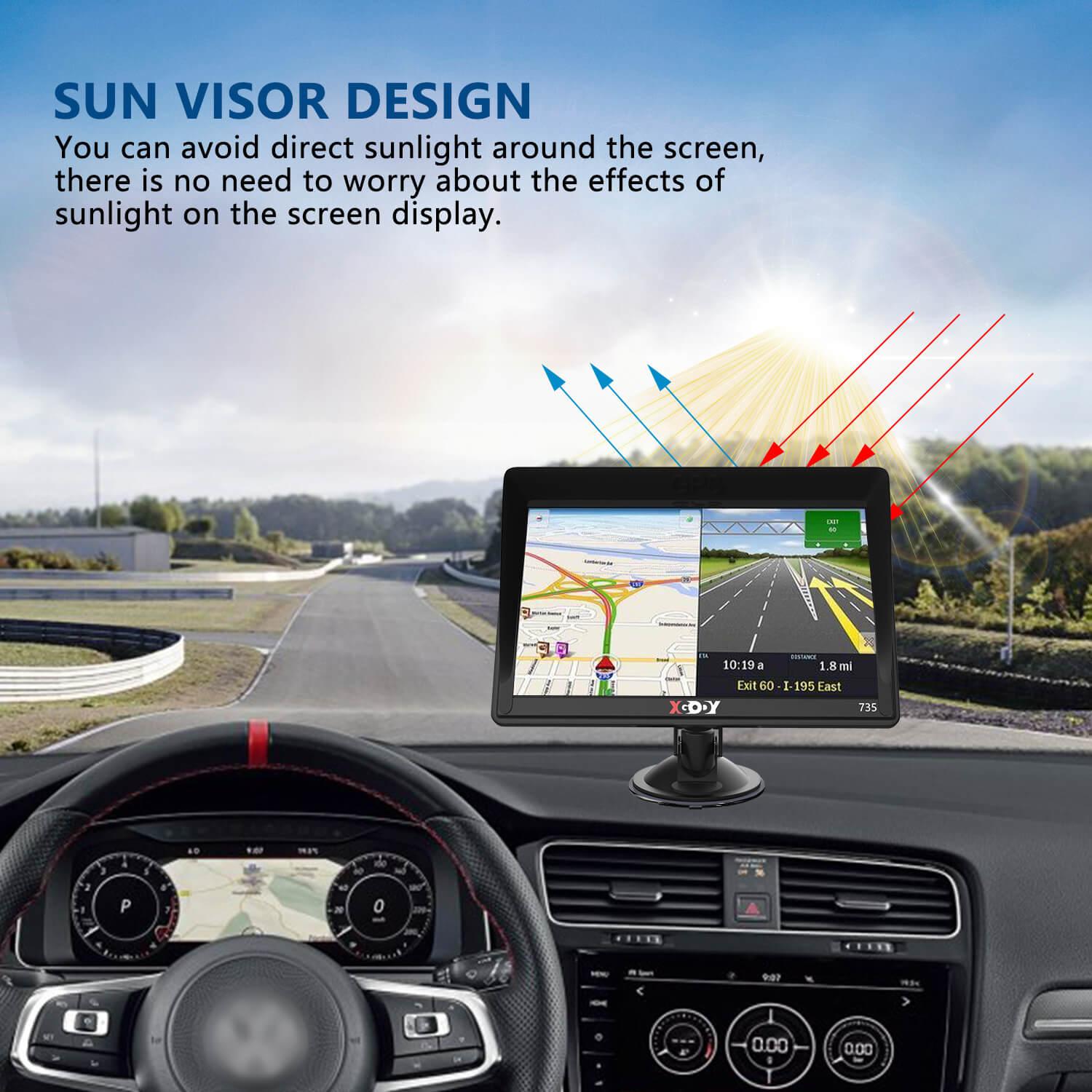 Cost-effective and Most worthwhile XGODY 735 GPS Navigation System For Car Truck Drivers With Voice Guidance and Speed Camera Warning - XGODY