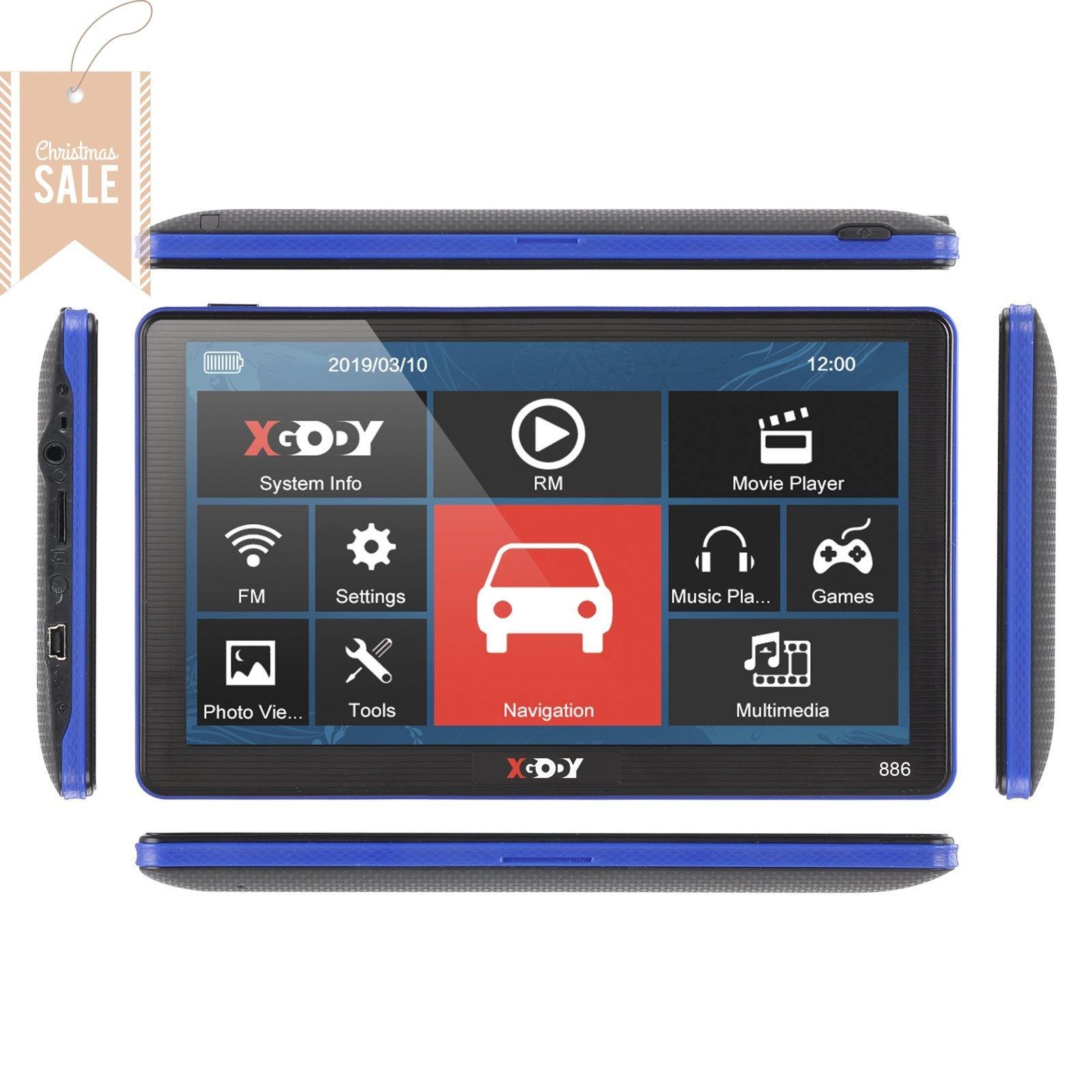 Cost-effective and Most worthwhile XGODY 886BT 7" Sat Nav GPS Navigator 3D with Bluetooth Safe-Call - XGODY