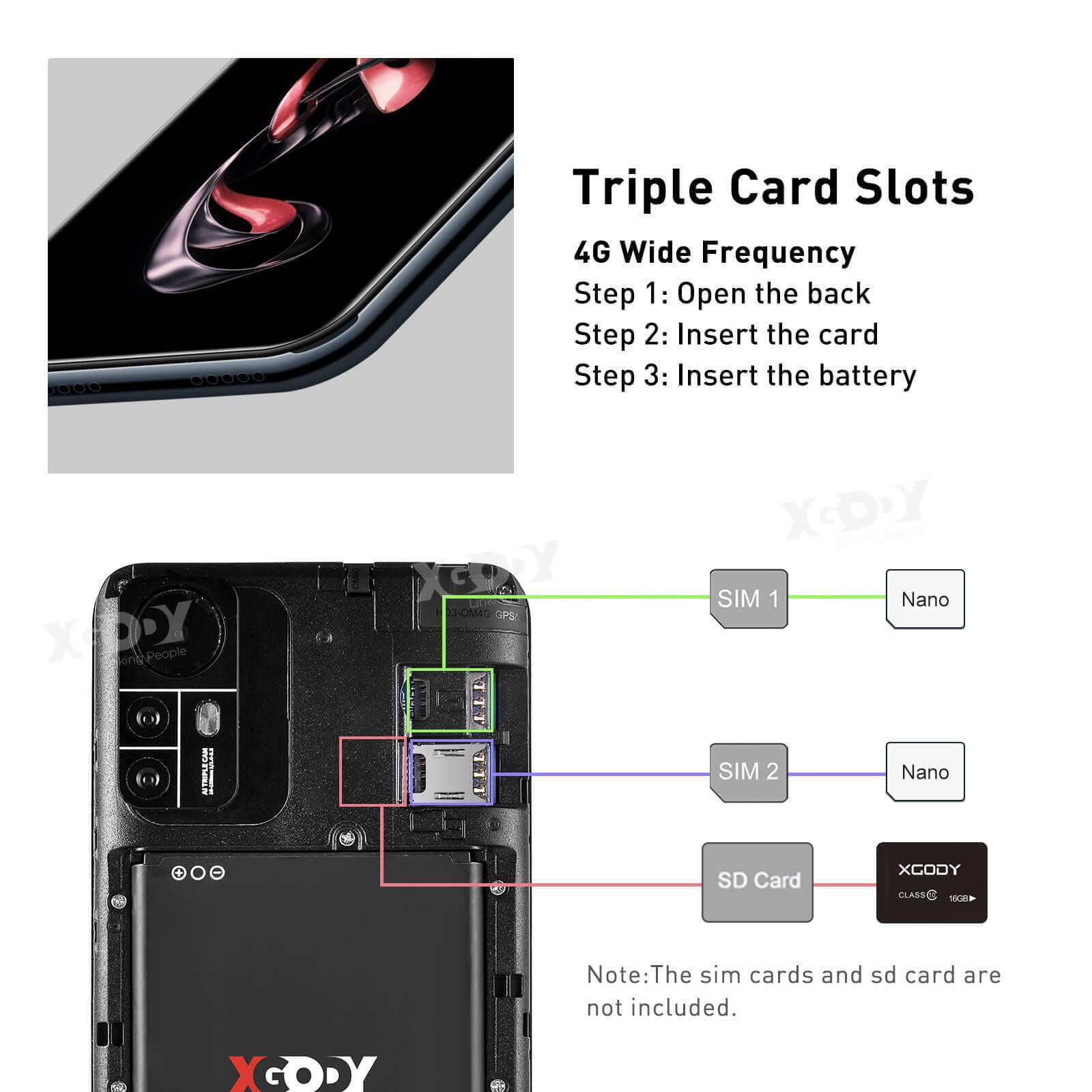 Cost-effective and Most worthwhile XGODY Android Phone X17 - Affordable 4G Smartphone with Dual SIM and Expandable Memory - XGODY