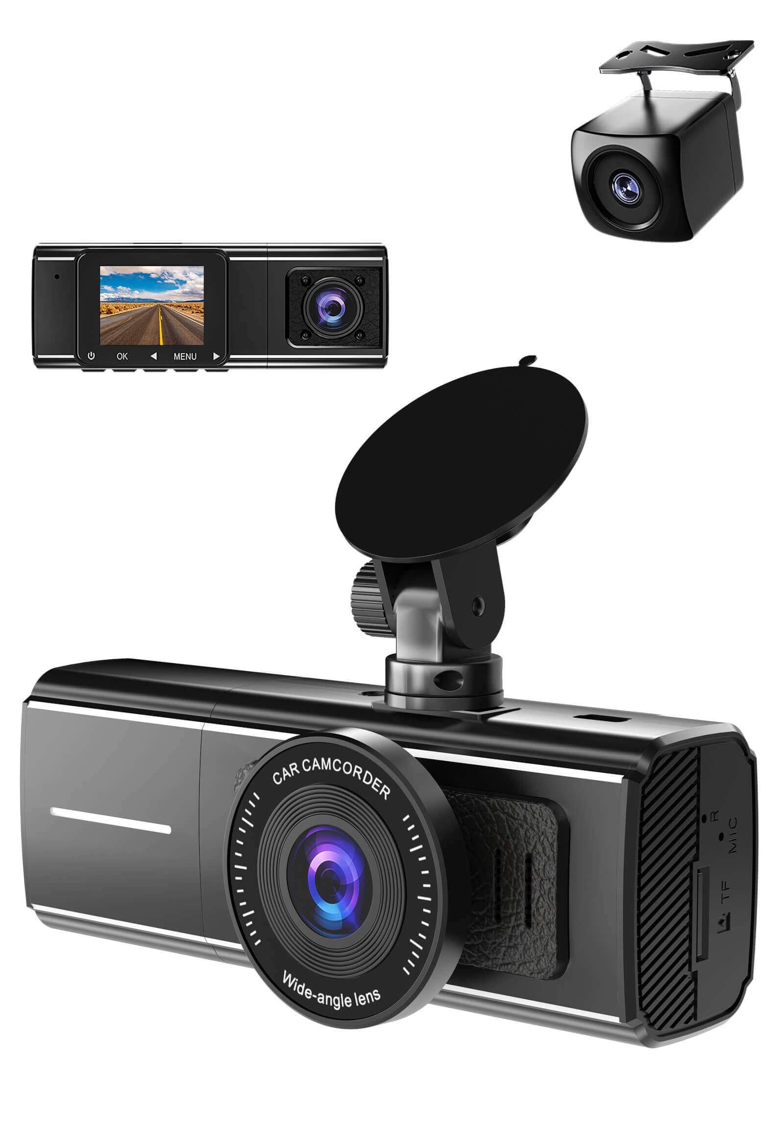 Cost-effective and Most worthwhile XGODY Dash Cam Q15 Plus HD 3 Channel IR Night Vision Recorder, G-Sensor, Parking Mode - XGODY