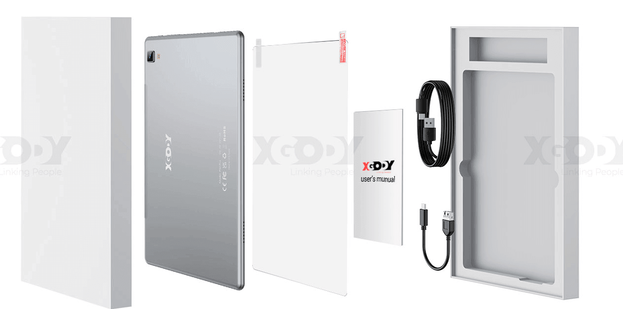 Cost-effective and Most worthwhile XGODY P60 PRO Tablet PC 10.1 Inch 4G Cellular Tablet PC with Bluetooth, 6GB+128GB Storage, Octa-Core Processor - XGODY