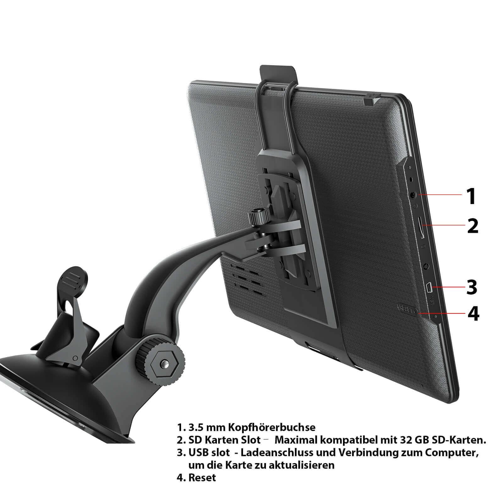 Cost-effective and Most worthwhile XGODY Sat Nav 718 GPS Navigation System For Car Truck with Voice Direction Guidance Speed Camera Warning - XGODY