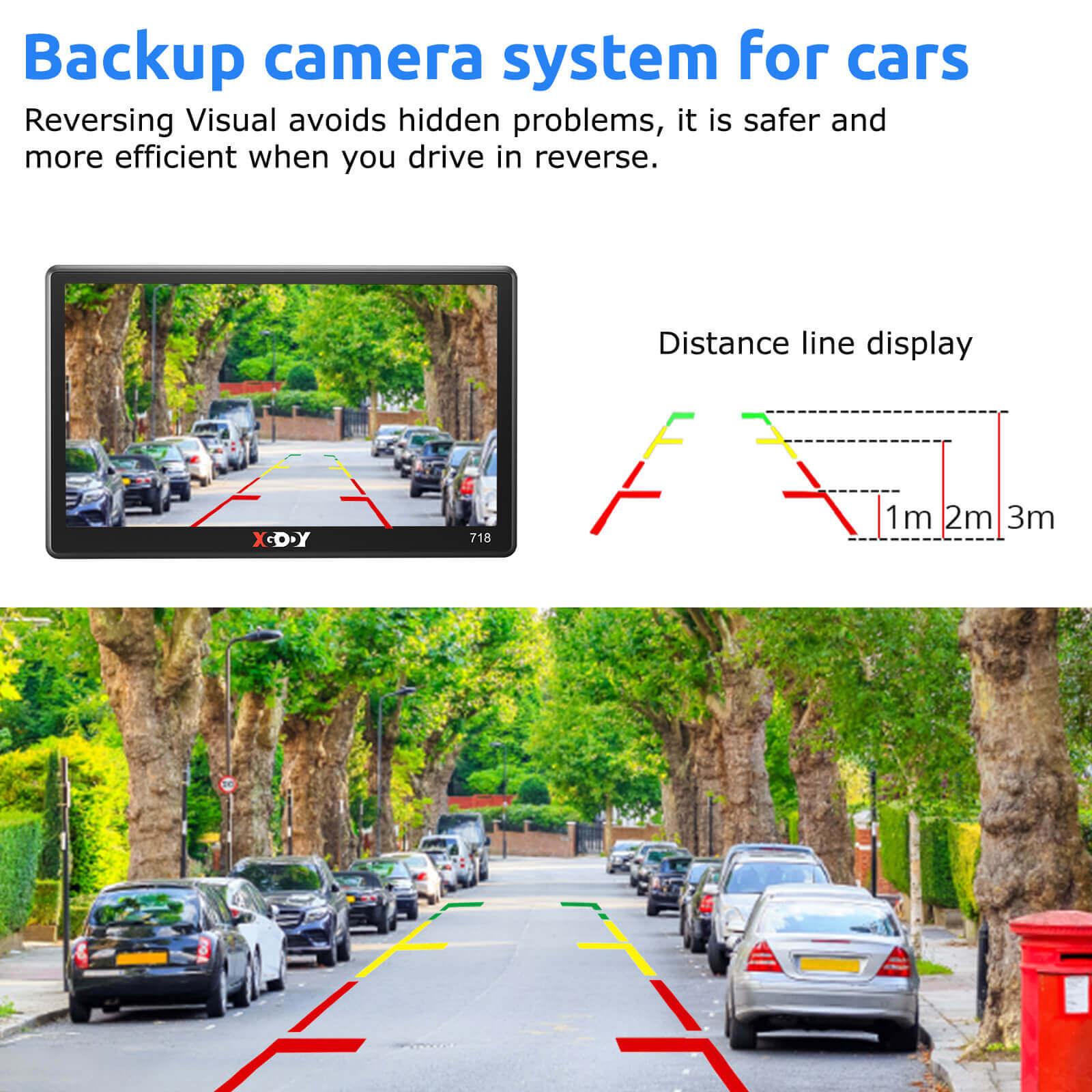 Cost-effective and Most worthwhile XGODY Sat Nav 718 GPS Navigation System For Car Truck with Voice Direction Guidance Speed Camera Warning - XGODY