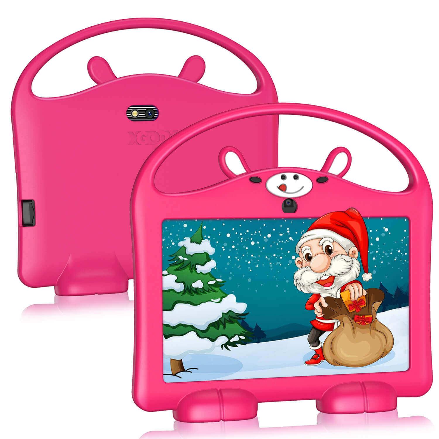 Cost-effective and Most worthwhile XGODY T702 PRO 7 Inch 32GB Android 11.0 OS Children's Tablets PC Handheld Cartoon Leather Case - XGODY
