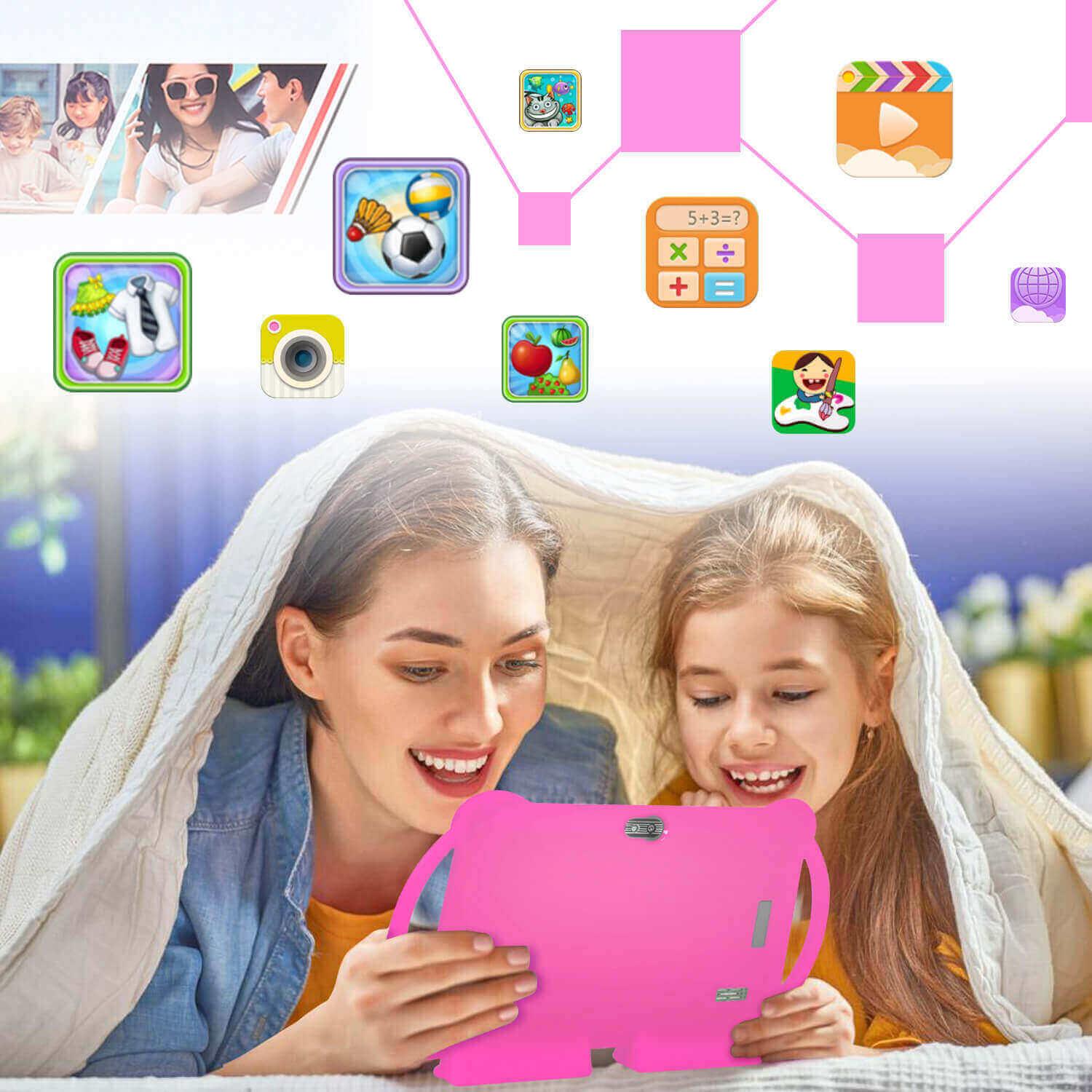 Cost-effective and Most worthwhile XGODY T702 PRO Android 11.0 7 Inch 32GB Smart Kids Tablet With Big Foot Dual Ear Leather Case - XGODY