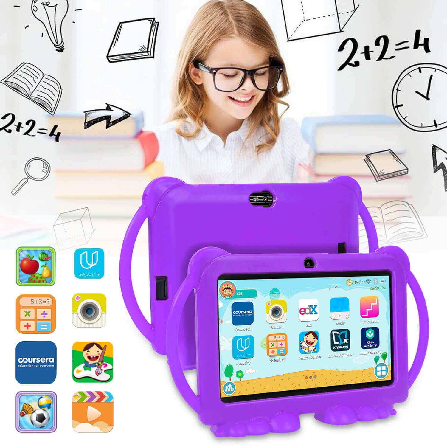 Cost-effective and Most worthwhile XGODY T702 PRO Android 11.0 7 Inch 32GB Smart Kids Tablet With Big Foot Dual Ear Leather Case - XGODY