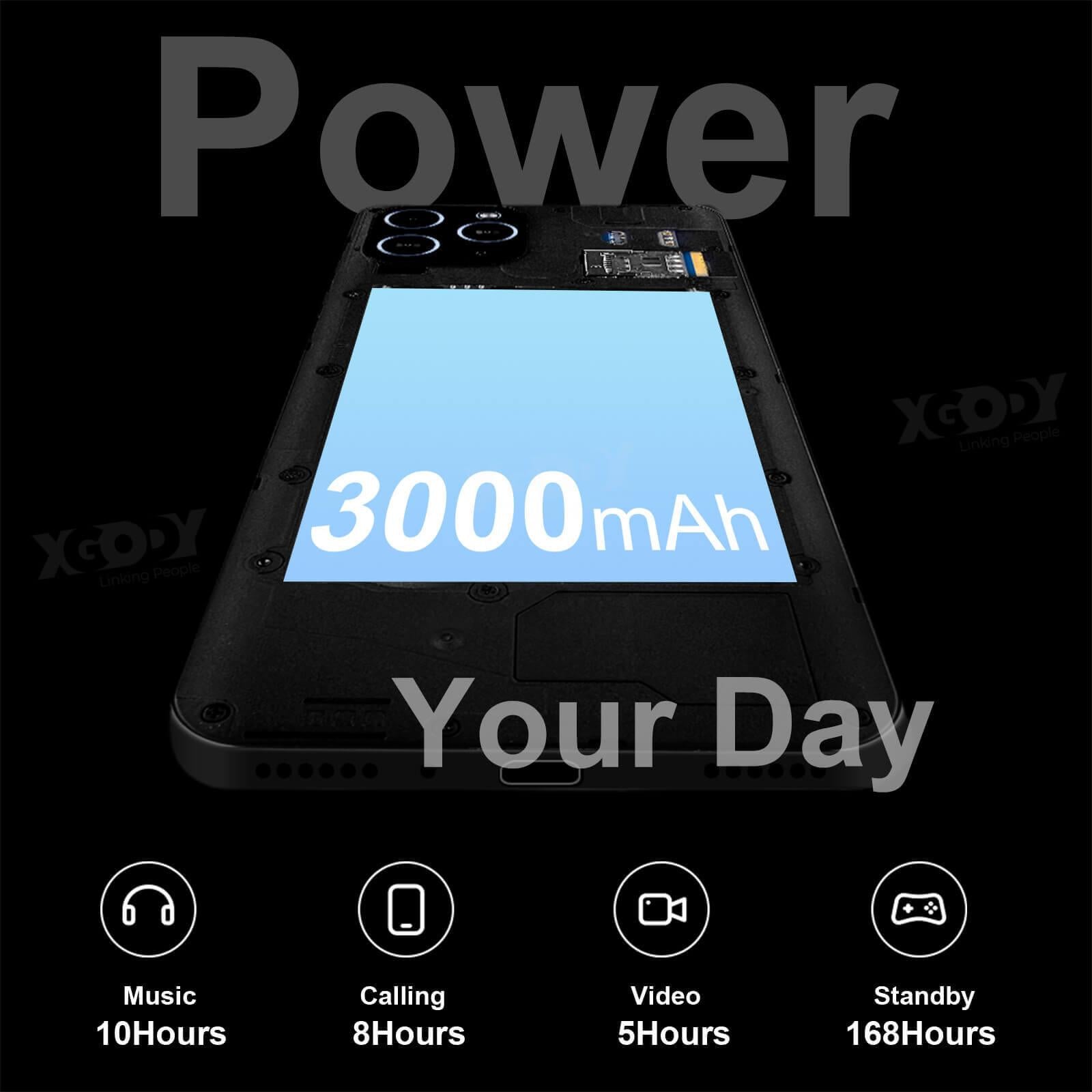 Cost-effective and Most worthwhile XGODY Y14, Quad Core, 4G LTE Dual SIM Unlocked Android Smartphone, 6.6’’ HD Waterdrop Display, 3000mAh Battery - XGODY