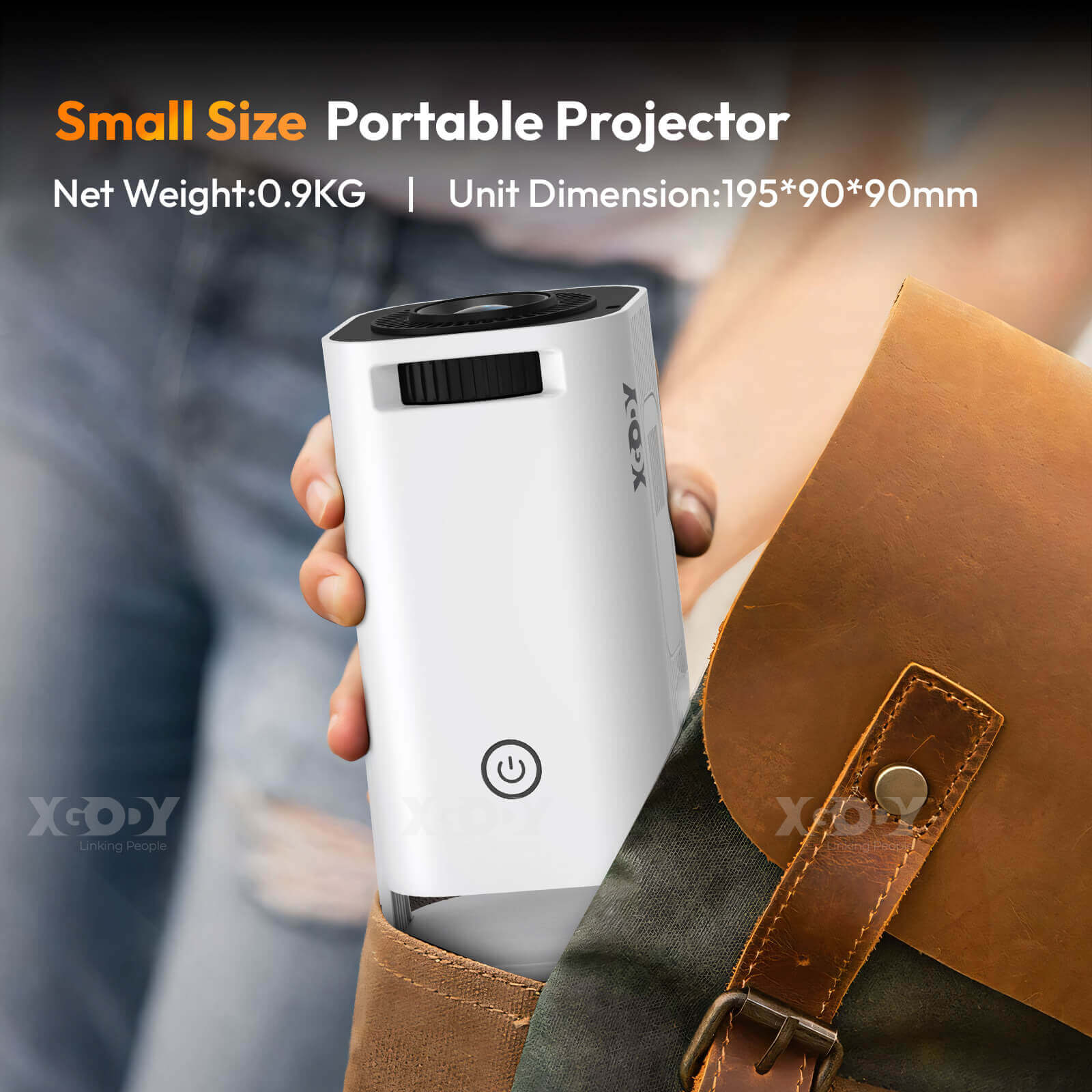 Gimbal M1 Portable 1080P HD Projector With WiFi 6 and Bluetooth 5.2, For Home Entertainment.