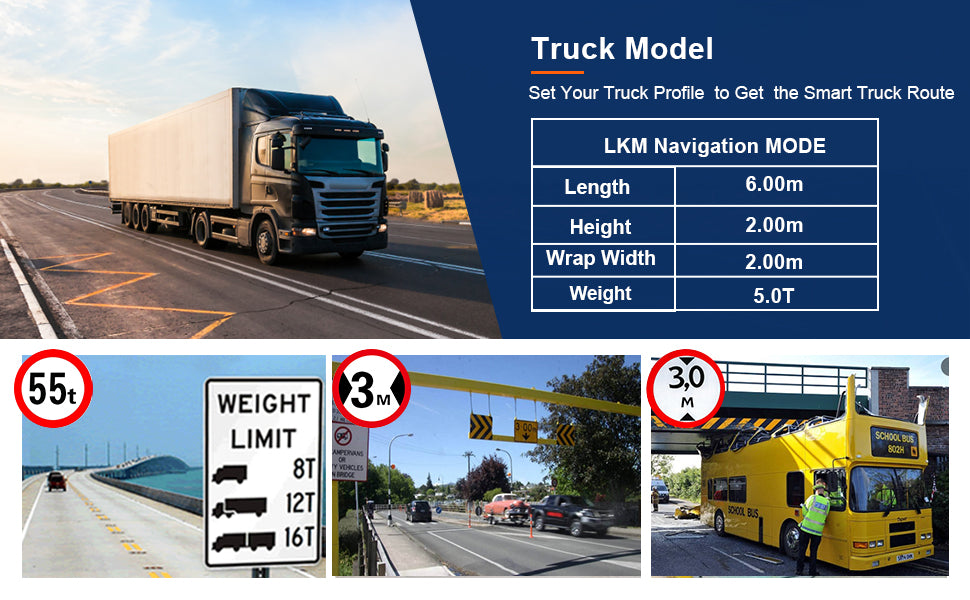 Lifetime Free Map Update Sat Nav 7inch Truck GPS with Lifetime Free Map Update Sat Nav 7inch Truck GPS with