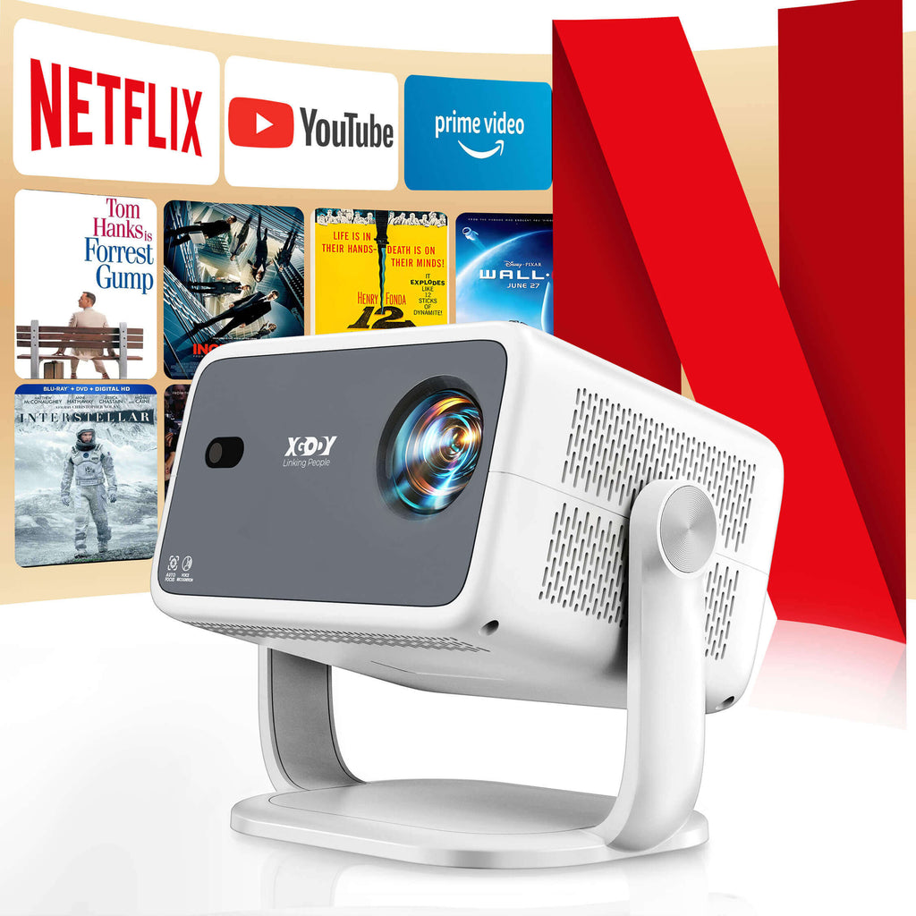 XGODY WIFI PROIETTORE intelligente LED 4K Bluetooth Portatile Home