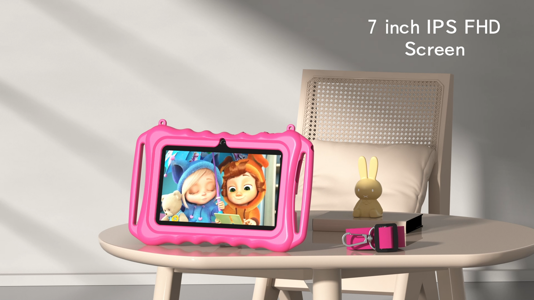 T702pro 7 Inch Tablet With Case For Kids Aged 3 12 32g With Bluetooth