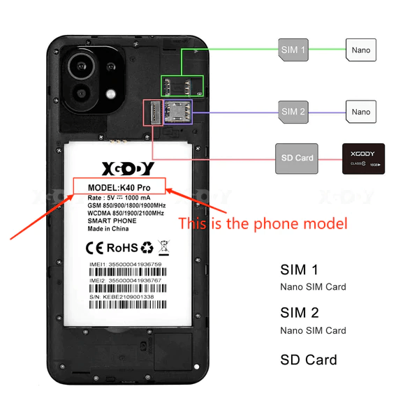 Cost-effective and Most worthwhile Battery --- Mobile Phone Removable Battery - XGODY 