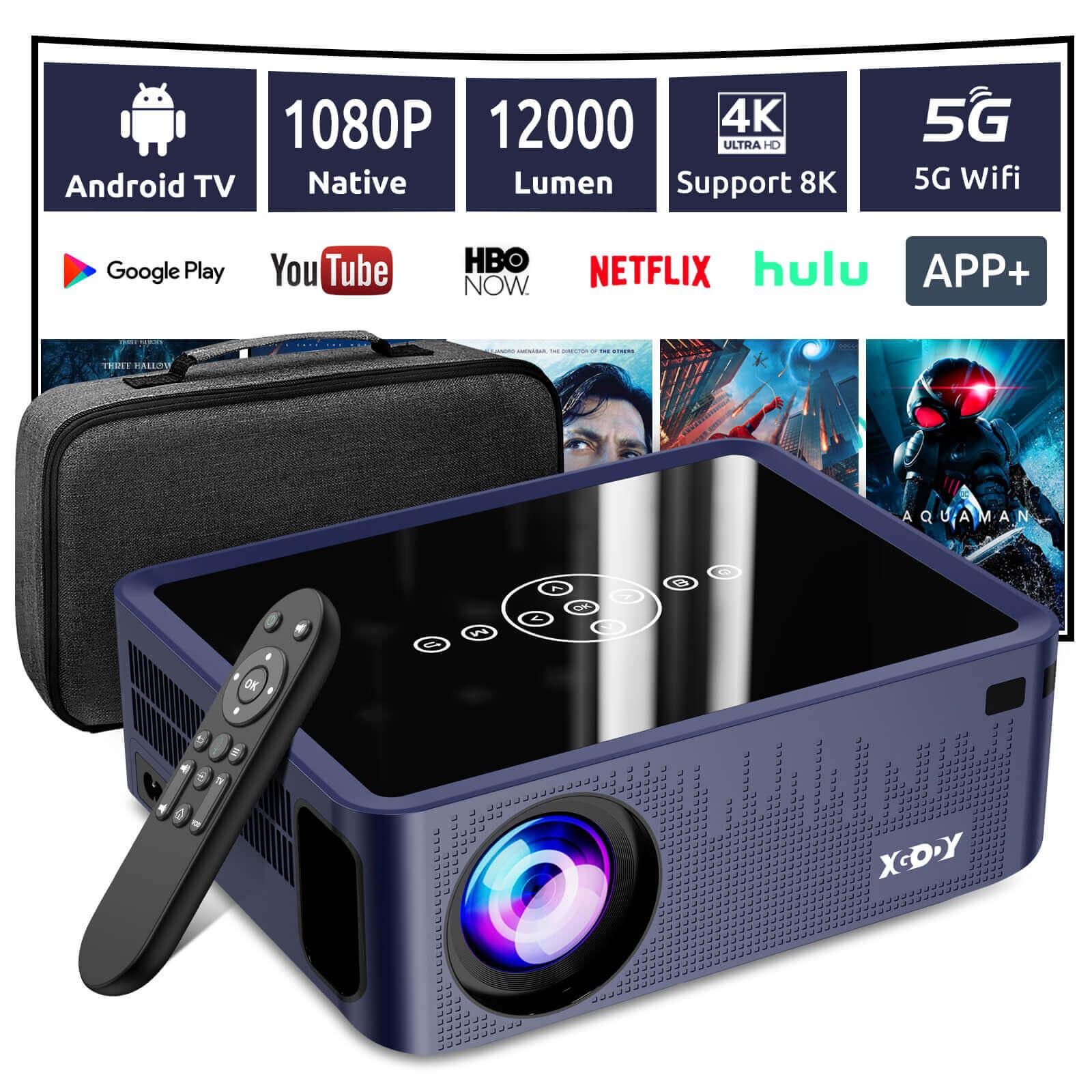 Cost-effective and Most worthwhile XGODY X1 Pro Home Theater | 1080p Native Resolution, 12,000 Lumens, 300-Inch Display - XGODY 