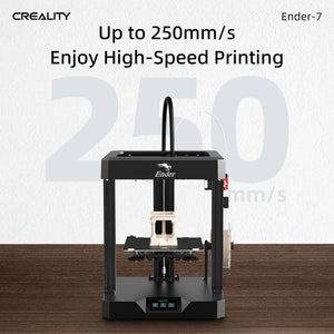 Cost-effective and Most worthwhile Creality Ender 7 3D Printer 250 mm/s High-Speed Printing with High Precision Linear Rail Core XY Structure, Dual Cooling Fans, FDM 3D Printing - XGODY 