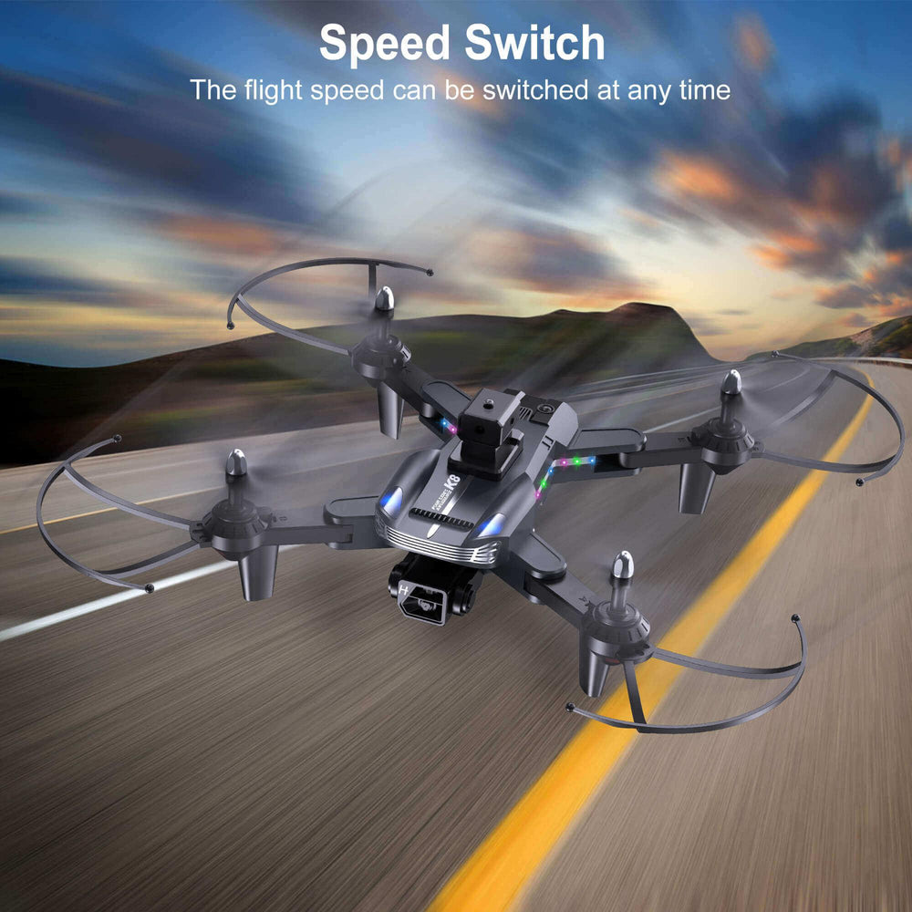 Mini Drone 4K Three-Sided Four-Axis Obstacle Avoidance Follow Foldable