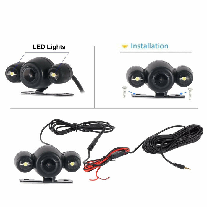 Waterproof Parking Assistant Wired Car Backup Camera