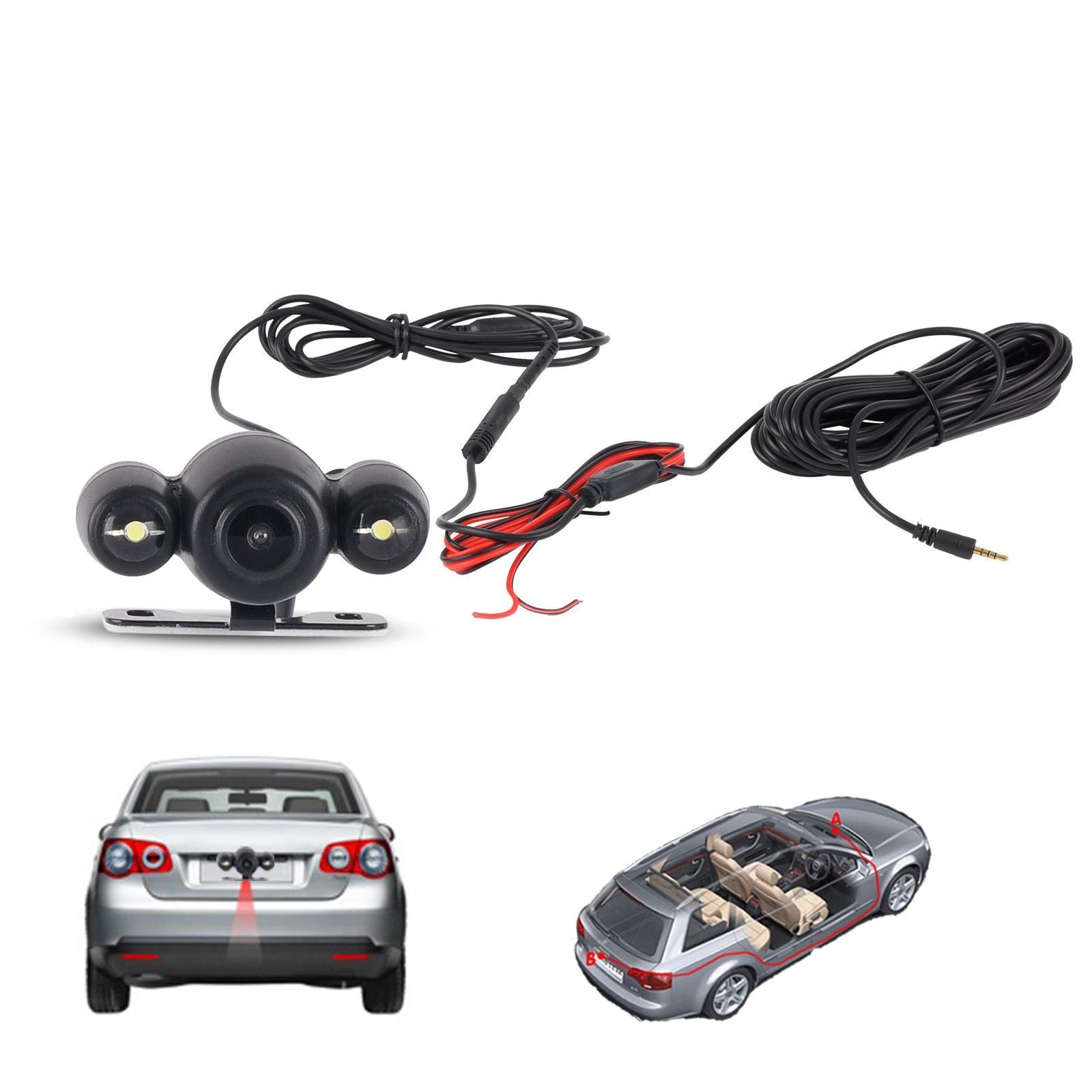 Cost-effective and Most worthwhile Waterproof Parking Assistant Wired Car Backup Camera - XGODY 