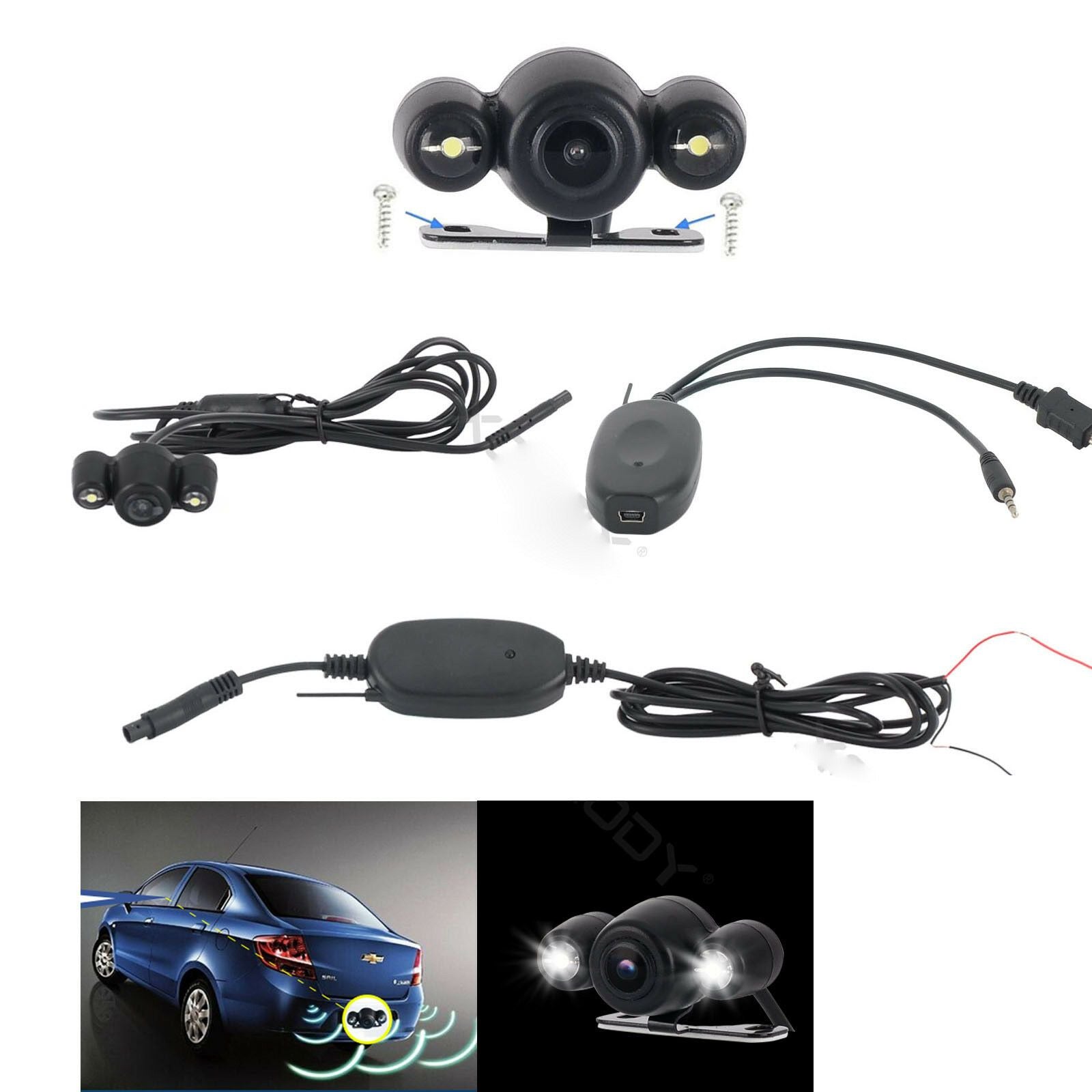 Cost-effective and Most worthwhile Wireless Car Rear Night Backup Parking Camera - XGODY 