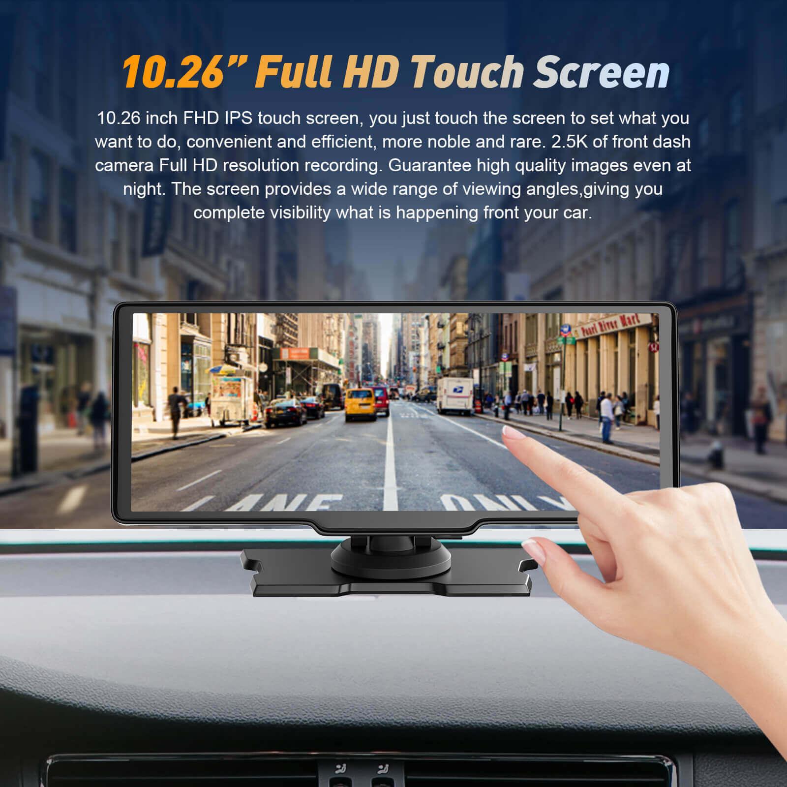 Cost-effective and Most worthwhile XGODY 1080P 10.26" IPS Screen Front And Rear Dual-Recording Camera Dashcam For Cars - XGODY 