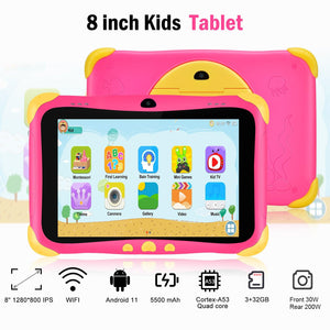 Cost-effective and Most worthwhile XGODY Android HD 8 Kids Tablet 32 GB Kid-Proof Case Dual Camera Educational Games Parental Control - XGODY 