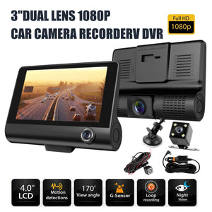 Cost-effective and Most worthwhile XGODY C2 4-inch 1080P 3 Lens Car  Dash Cam with Video Recorder - XGODY 