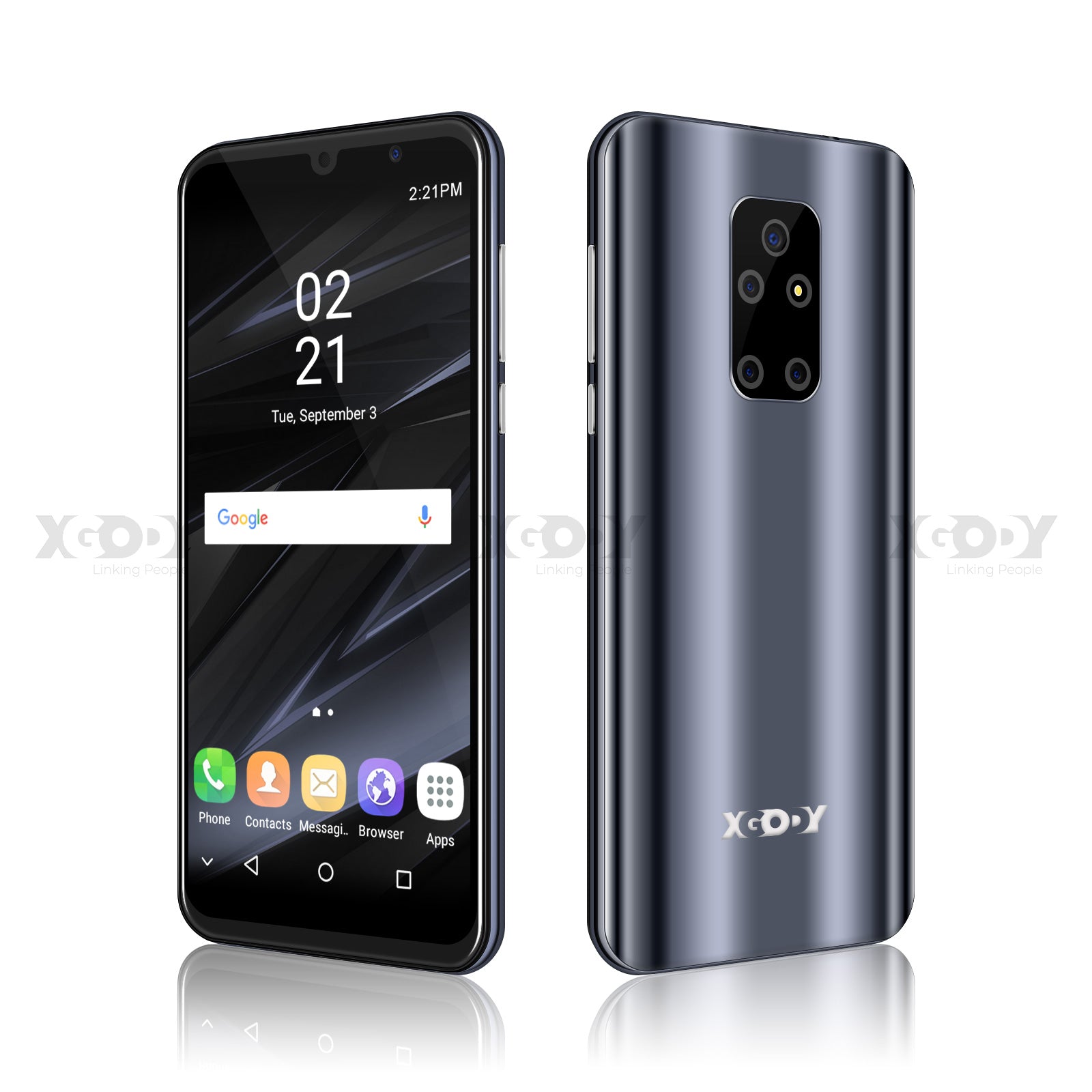 Cost-effective and Most worthwhile XGODY Mate30 Mini Smartphone 5.5" Dual Sim Finger Gestures - XGODY 